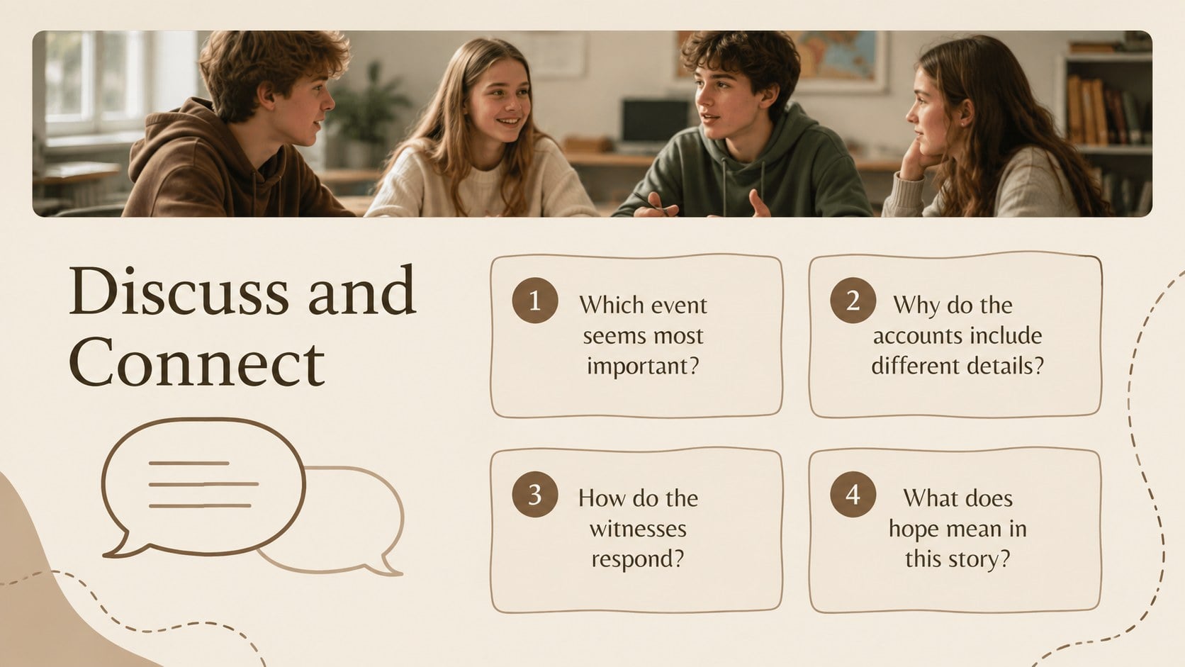 Resurrection Lesson Slides for Middle School presentation template, slide 12