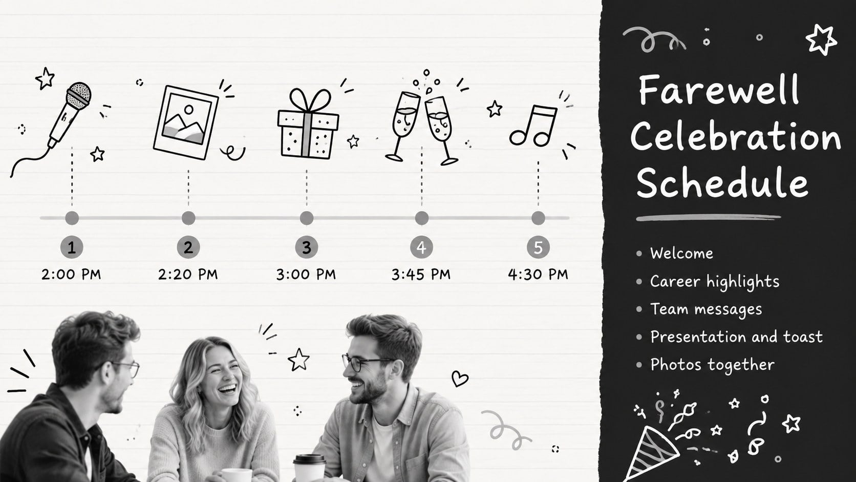 Modelo de apresentação Memórias de Despedida na Aposentadoria, slide 13