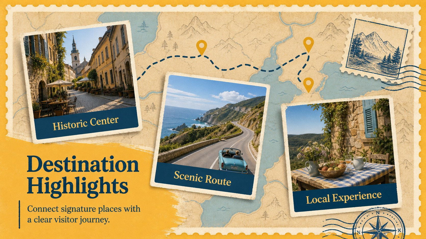 Retro Cartography Presentation Theme presentation template, slide 10