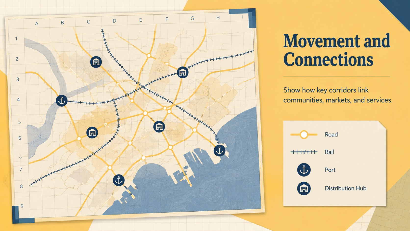 Retro Cartography Presentation Theme presentation template, slide 11