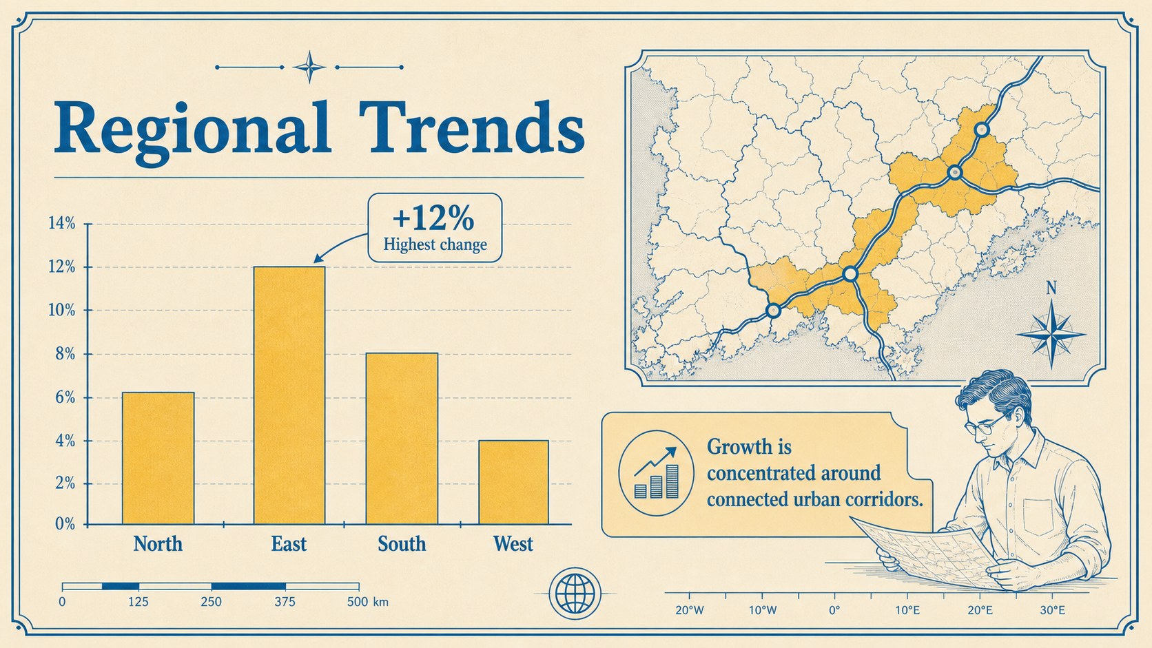 Retro Cartography Presentation Theme presentation template, slide 13