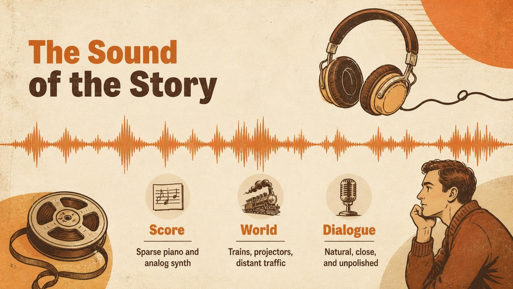 Retro Cinema Storyboard Slides presentation template, slide 11