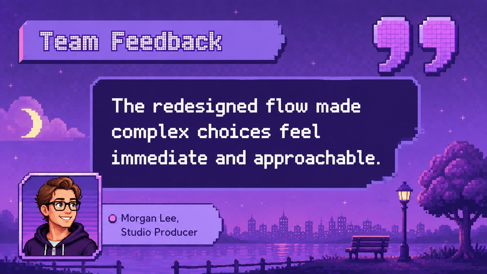 Retro Game UI Portfolio Deck presentation template, slide 11