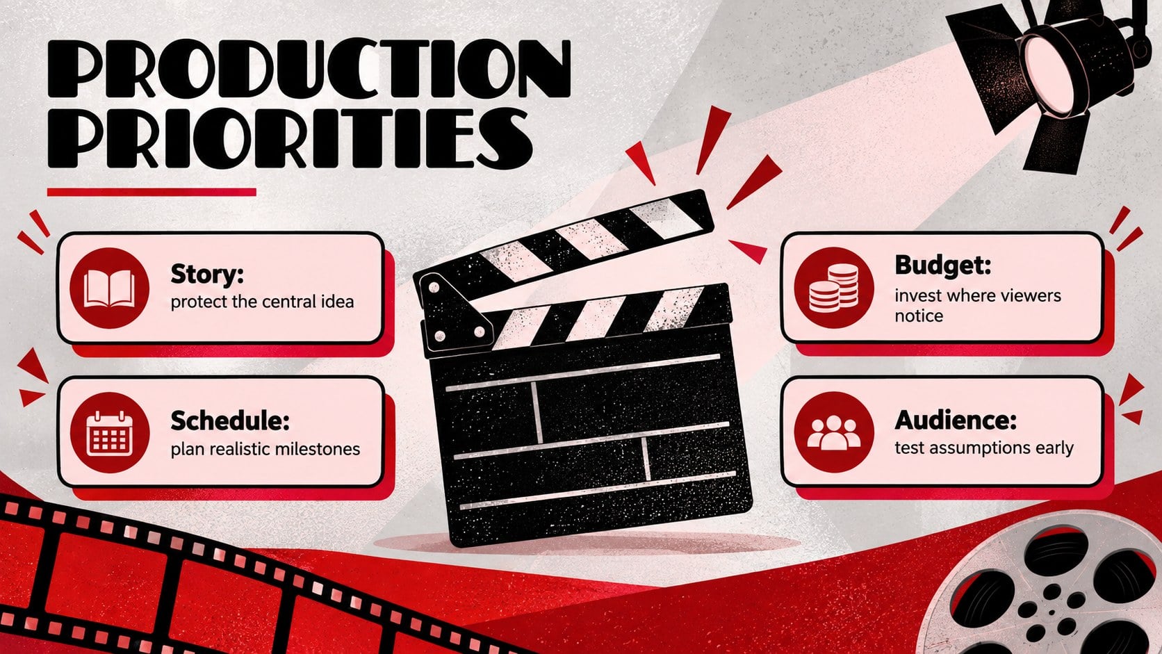 Retro Movie Storytelling Deck presentation template, slide 14