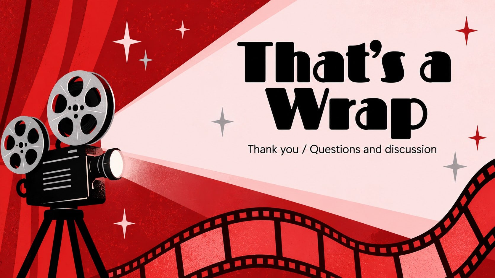 Retro Movie Storytelling Deck presentation template, slide 15