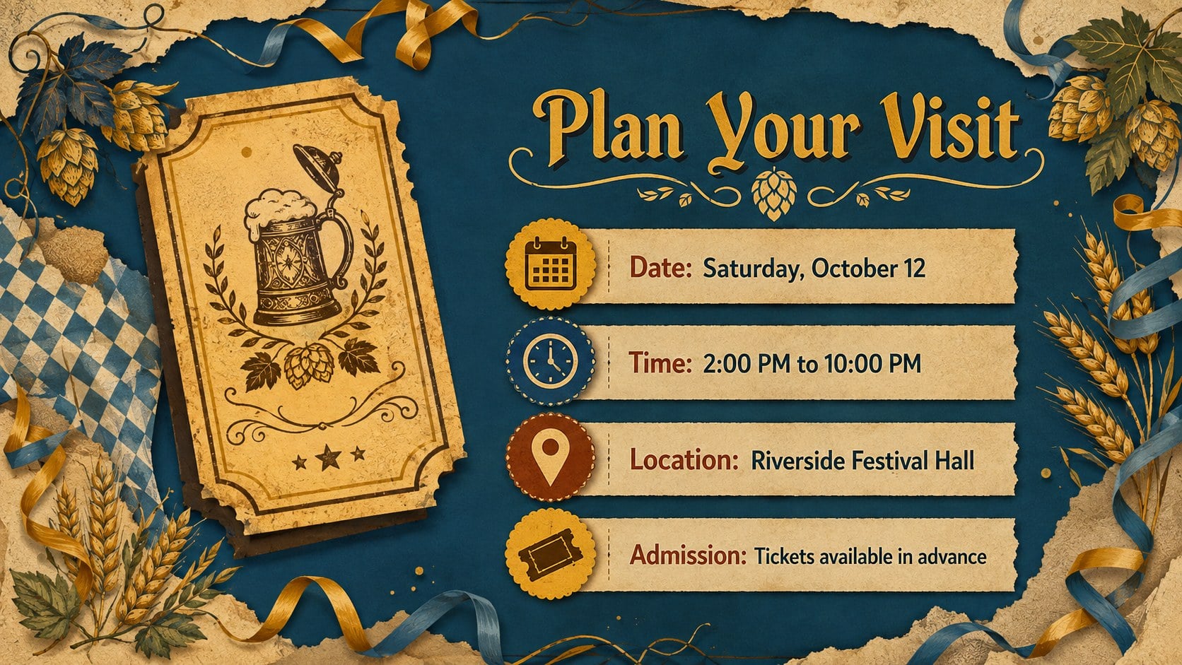 Modelo de apresentação Campanha Retrô para Oktoberfest, slide 12