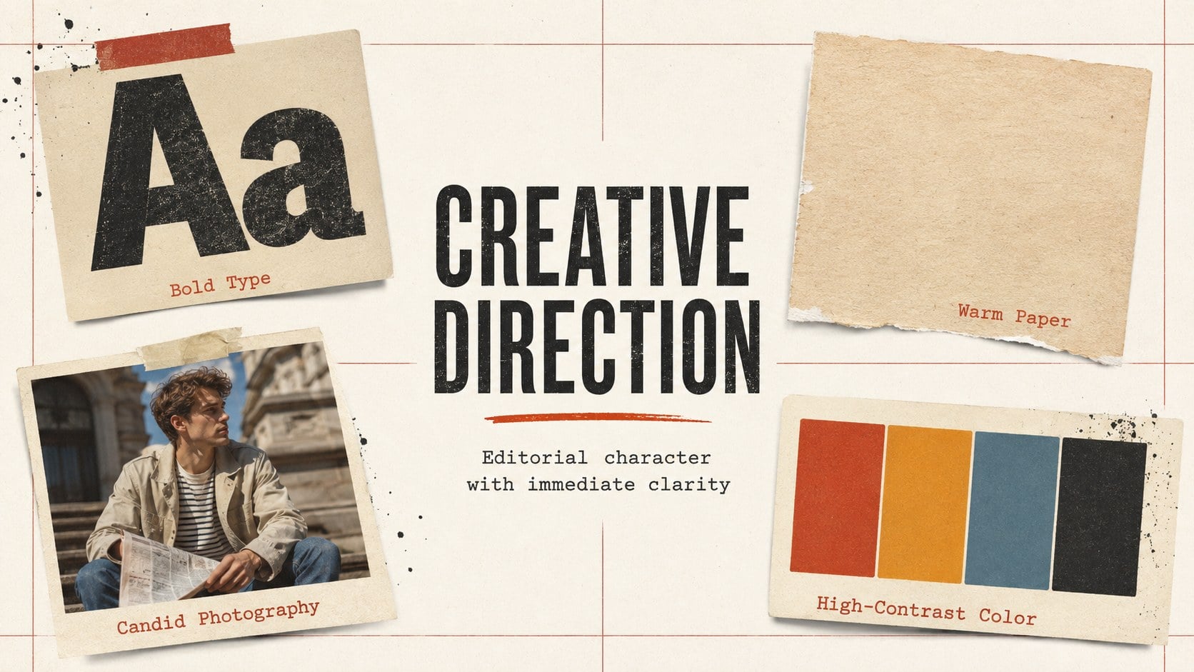 Retro Print Advertising Campaign Deck presentation template, slide 11