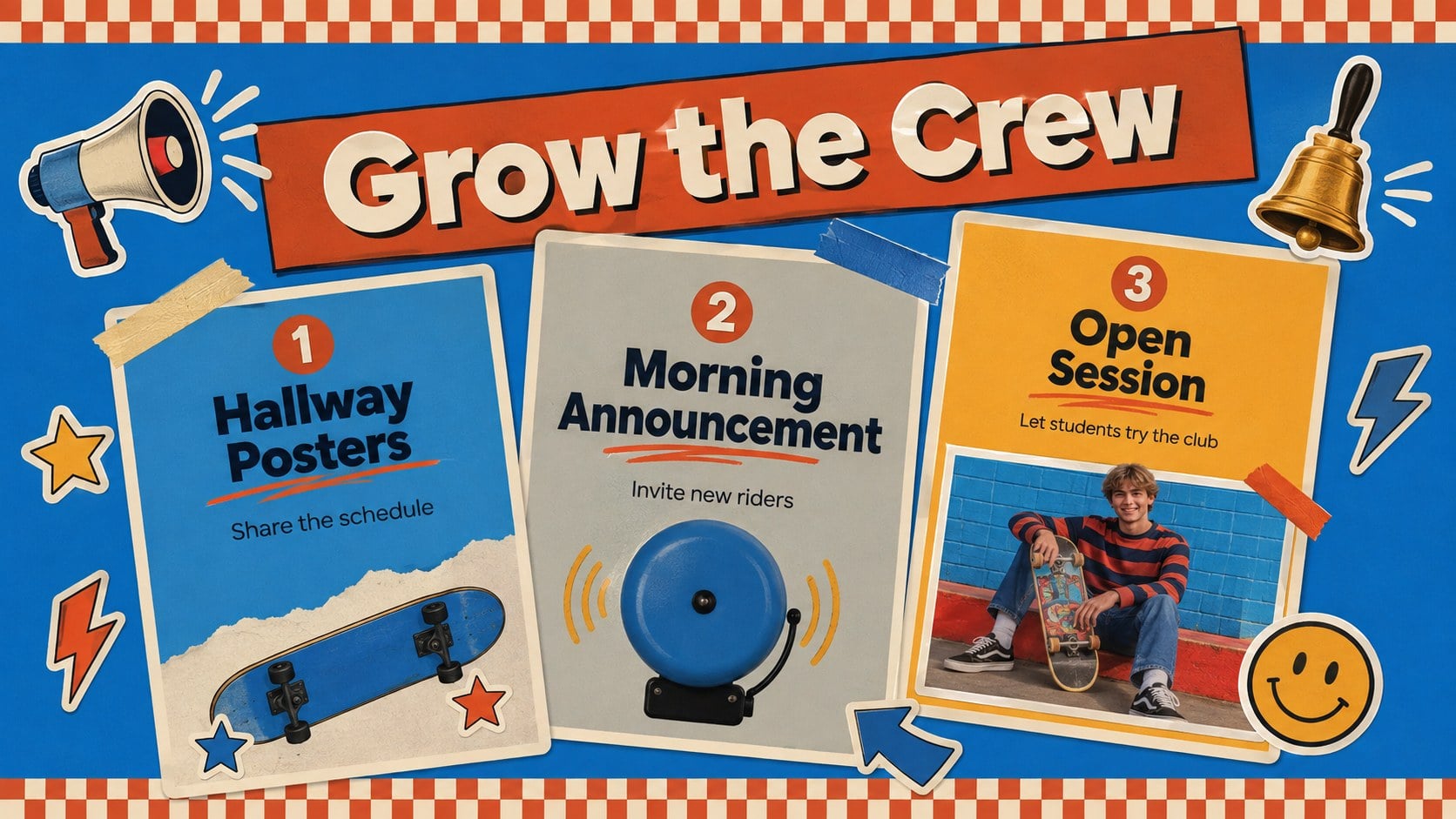 Retro School Skateboarding Presentation Kit presentation template, slide 11