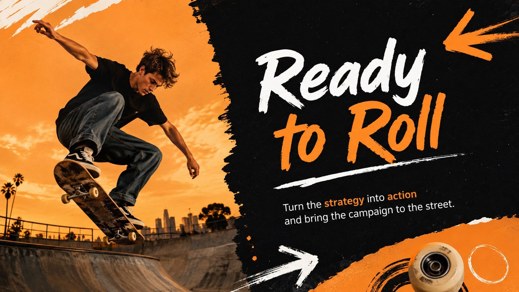 Modelo de apresentação Campanha de Marketing para Skate, slide 15