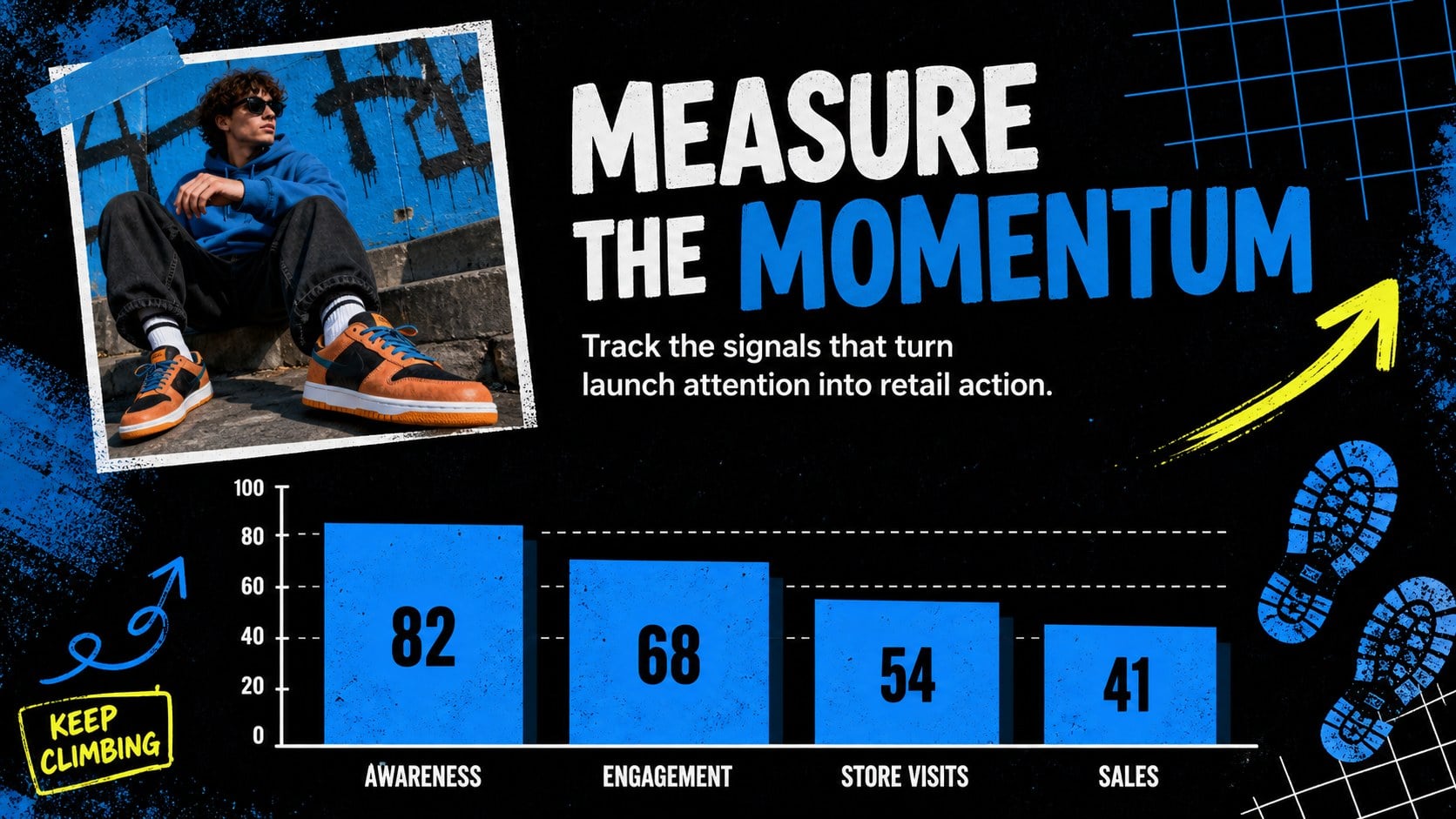 Retro Sneaker Lookbook Presentation presentation template, slide 14