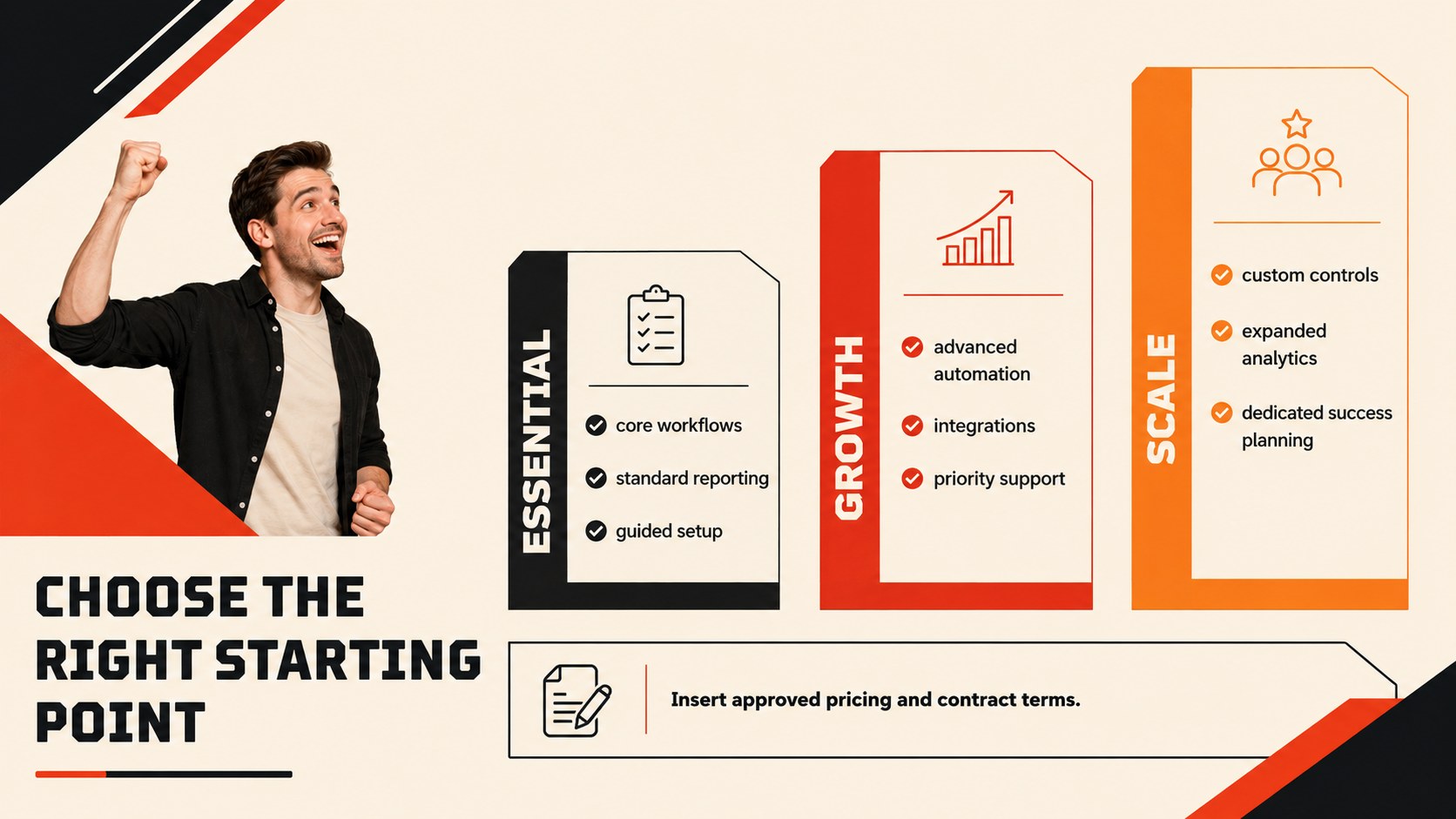 SaaS Deal Closing Pitch Deck presentation template, slide 10
