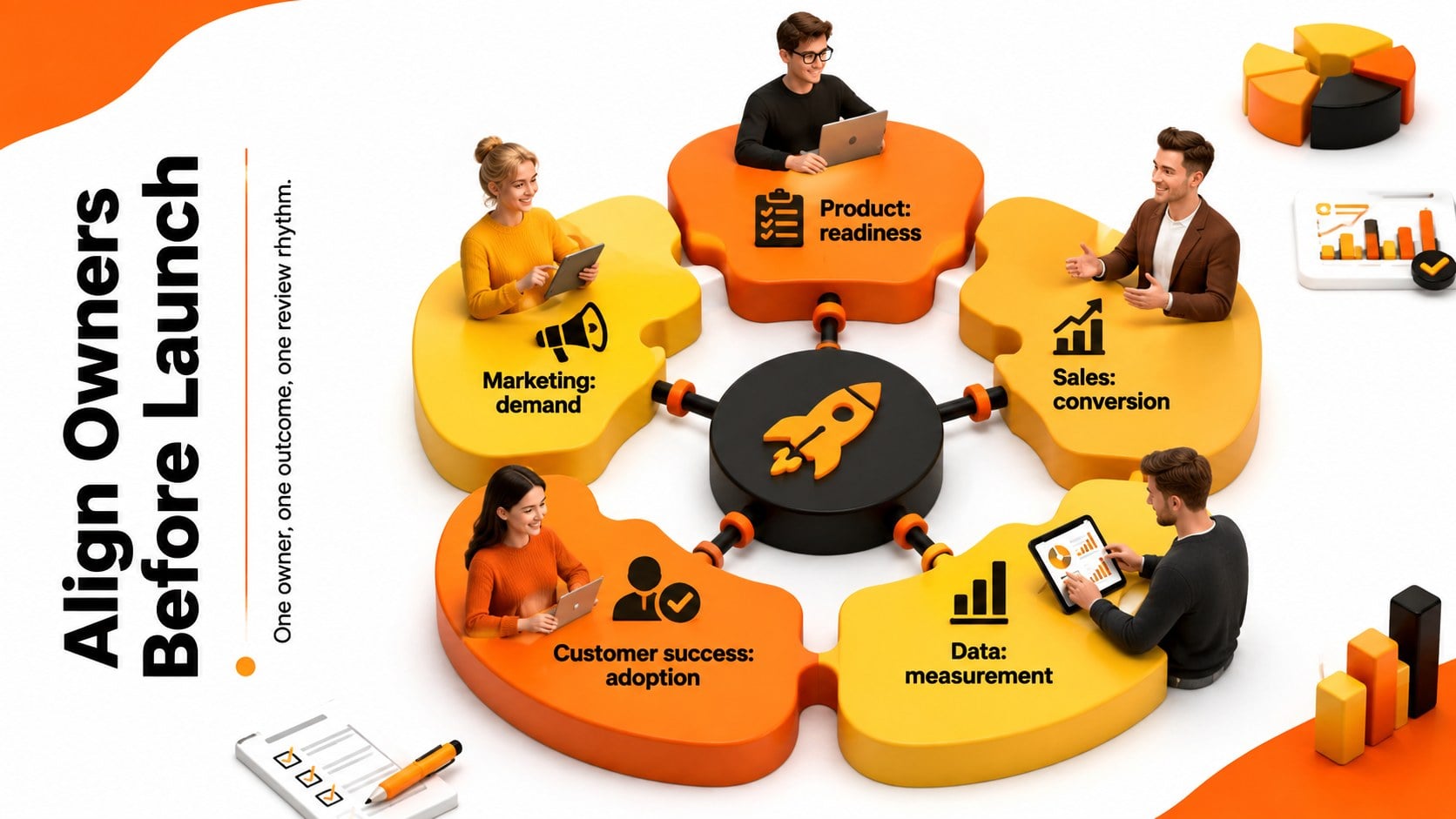 Modelo de apresentação Playbook de Lançamento de SaaS, slide 11