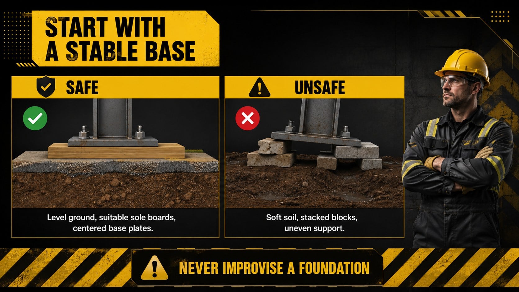 Scaffold Worksite Safety Training presentation template, slide 6