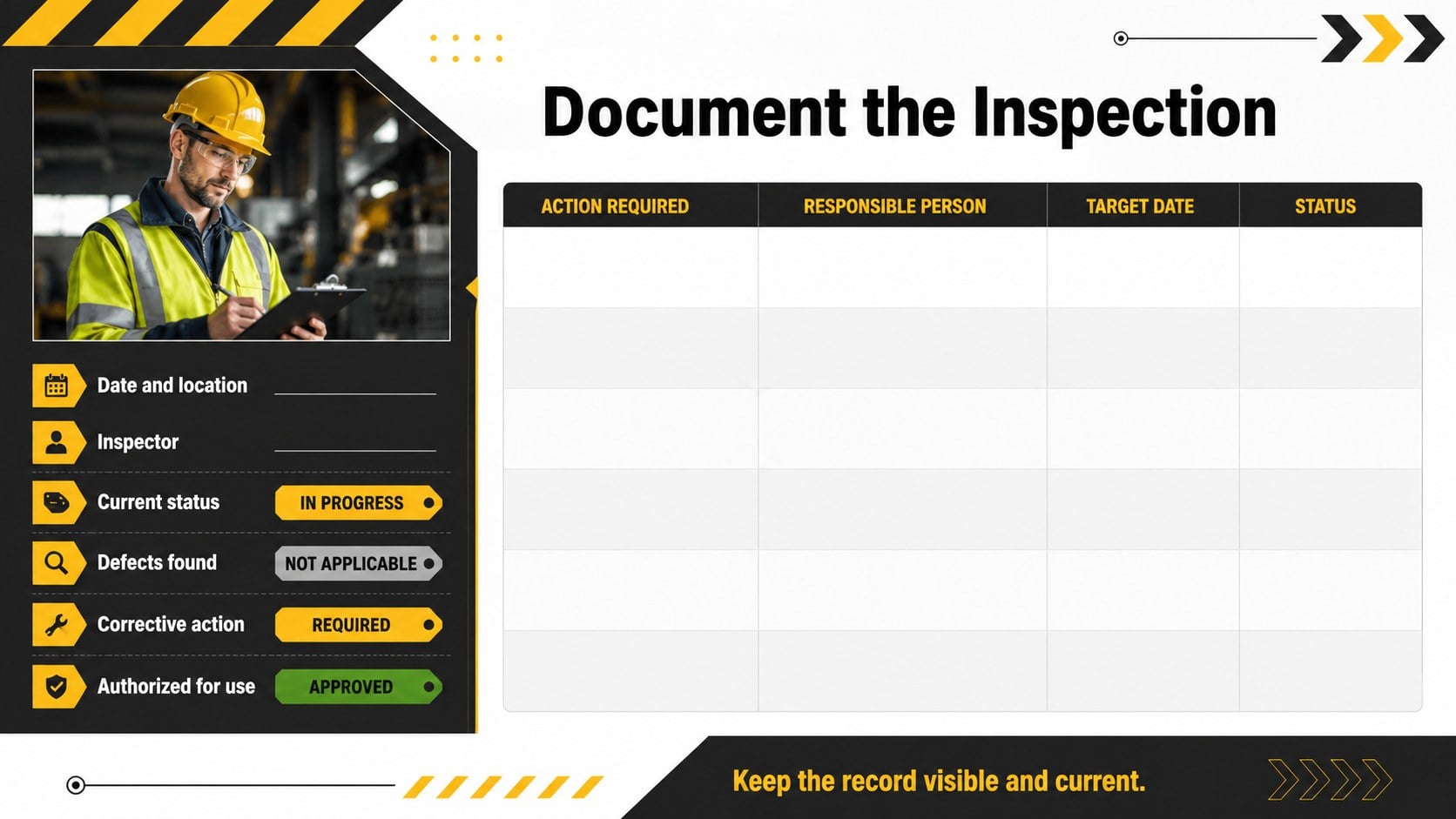 Scaffold Worksite Safety Training presentation template, slide 12