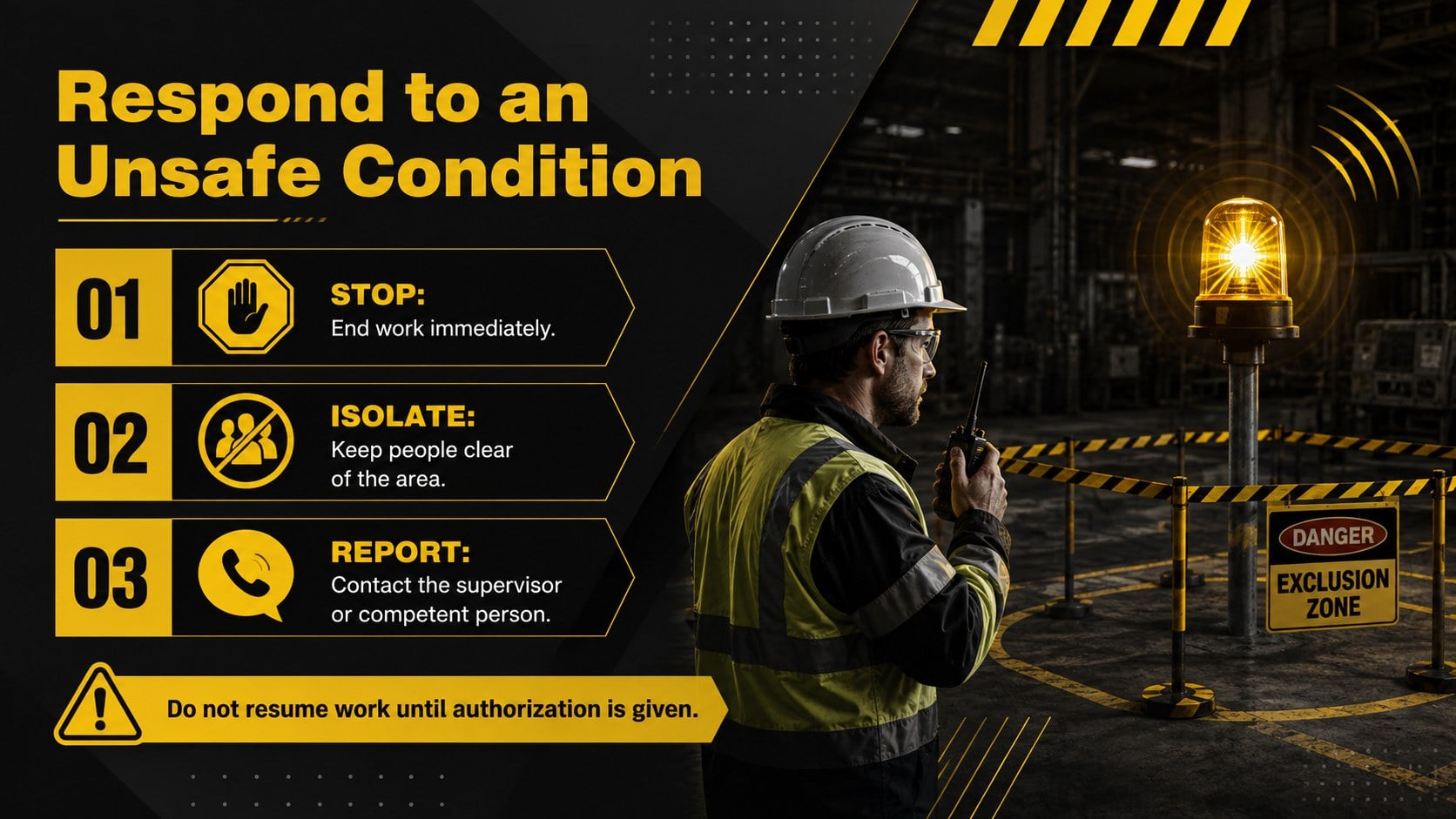 Scaffold Worksite Safety Training presentation template, slide 13