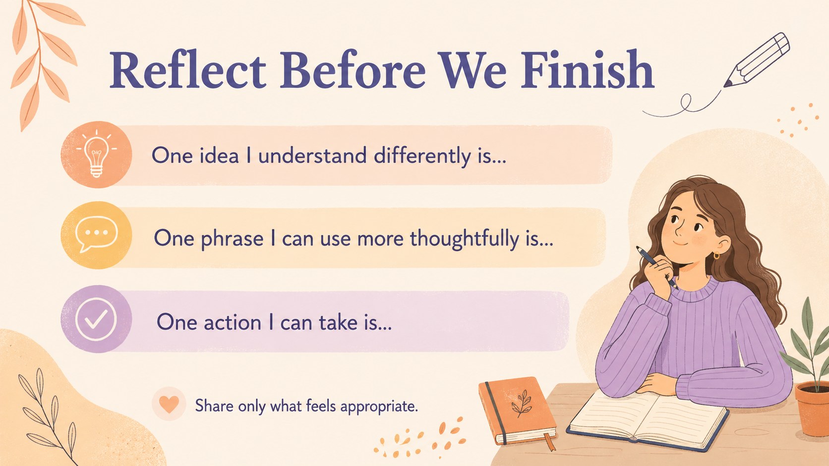 School Mental Health Conversation Toolkit presentation template, slide 14