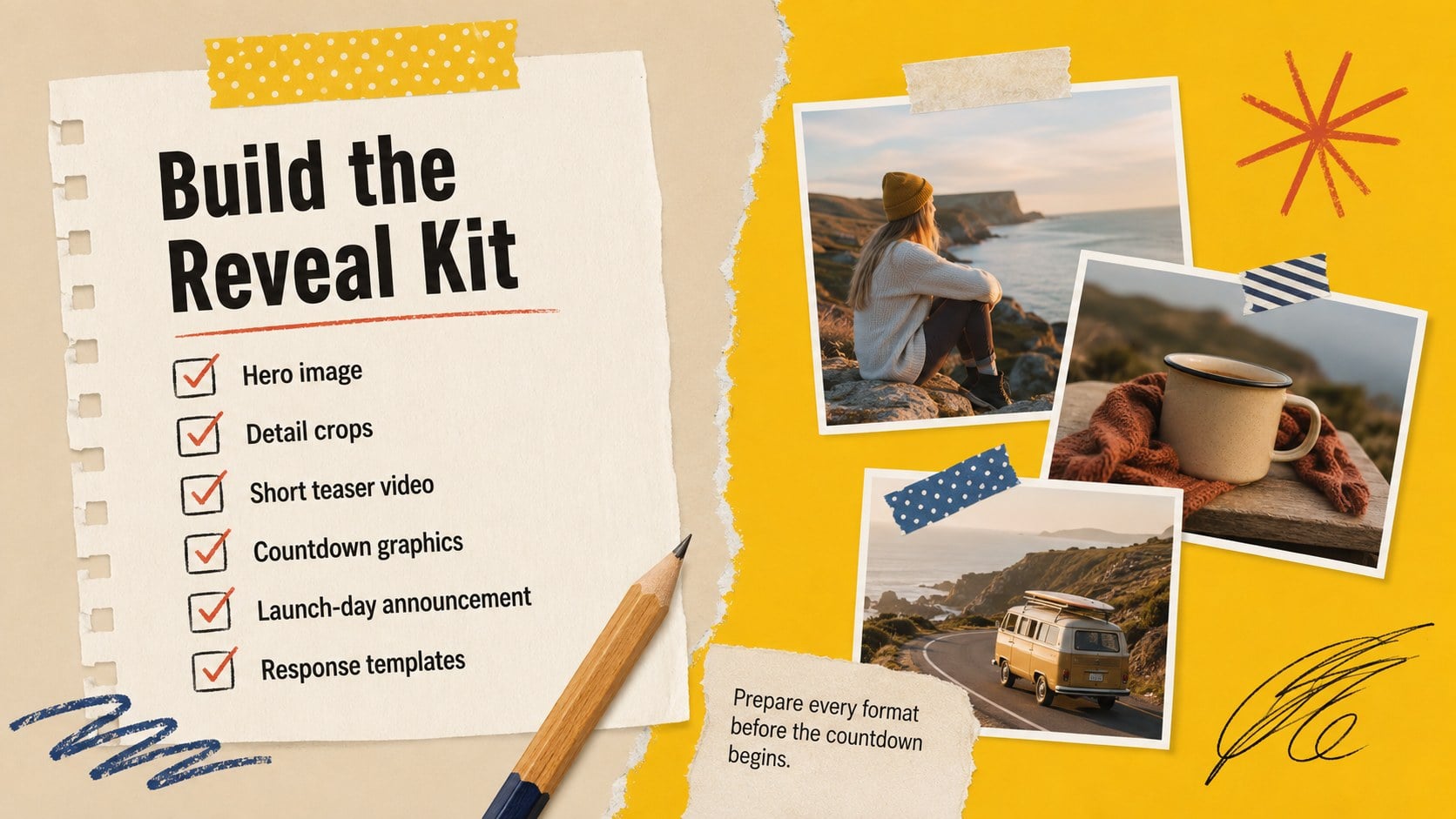 Scrapbook Product Launch Teaser Deck presentation template, slide 10