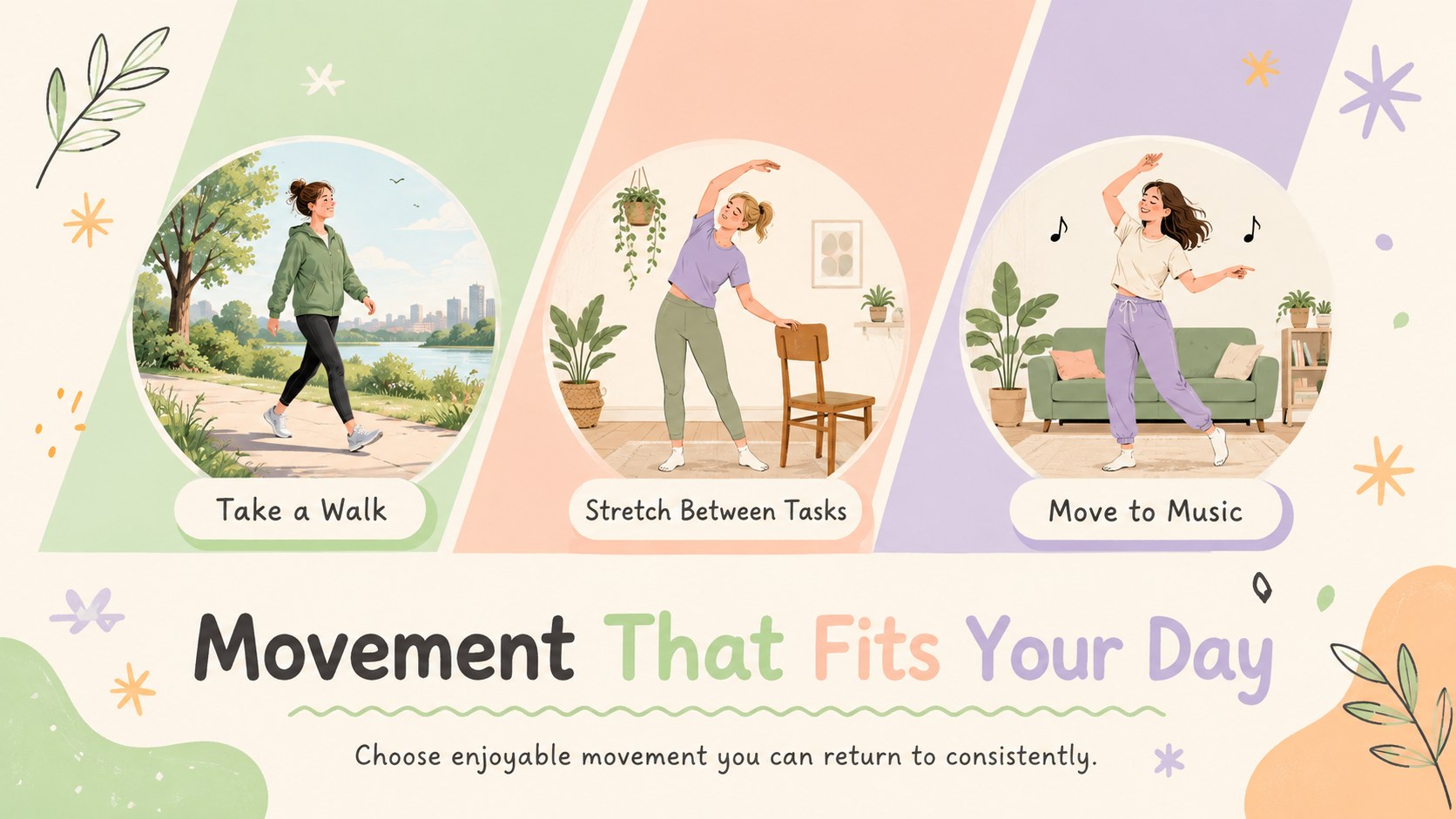 Self-Care Garden Presentation for Everyday Balance presentation template, slide 6