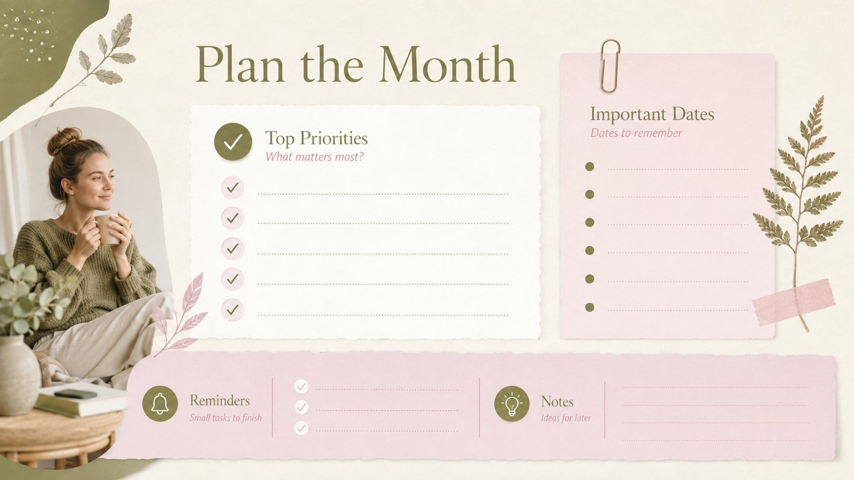 September 2027 Monthly Organizer presentation template, slide 3