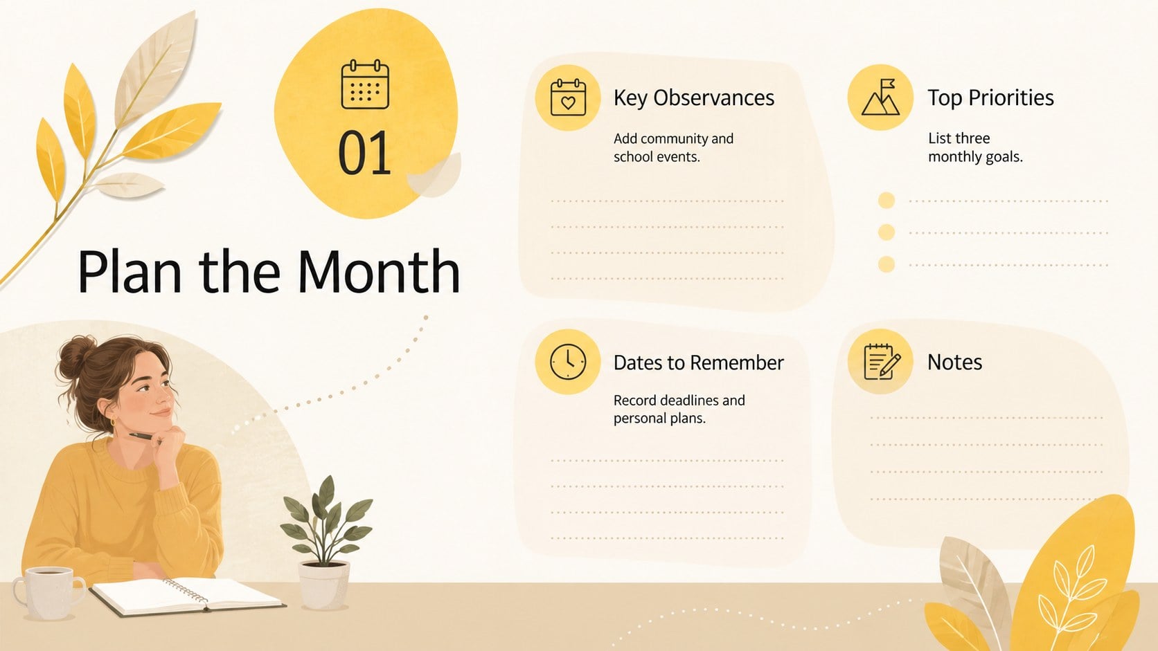 September 2027 Observance Planner presentation template, slide 3
