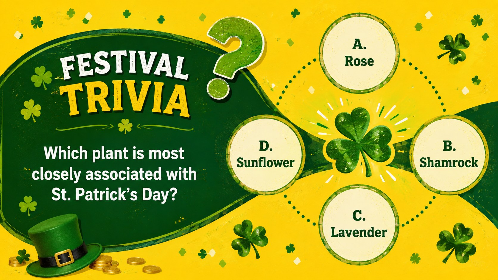 Shamrock Festival Presentation Theme presentation template, slide 10