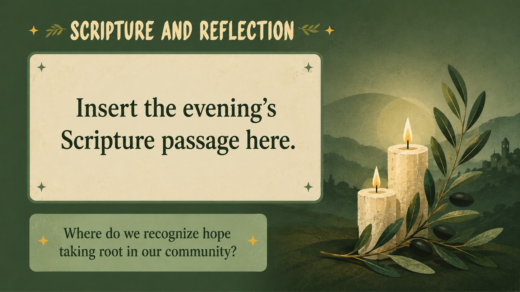 Modelo de apresentação Simbang Gabi – Celebração Ilustrada, slide 7