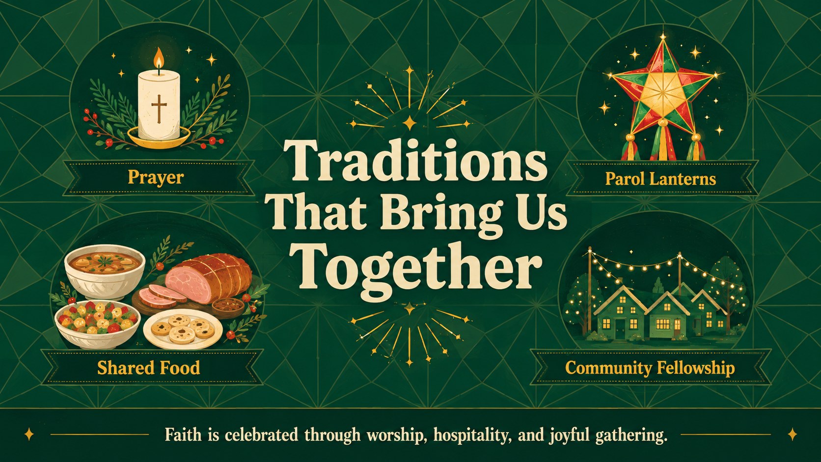 Modelo de apresentação Simbang Gabi – Celebração Ilustrada, slide 10