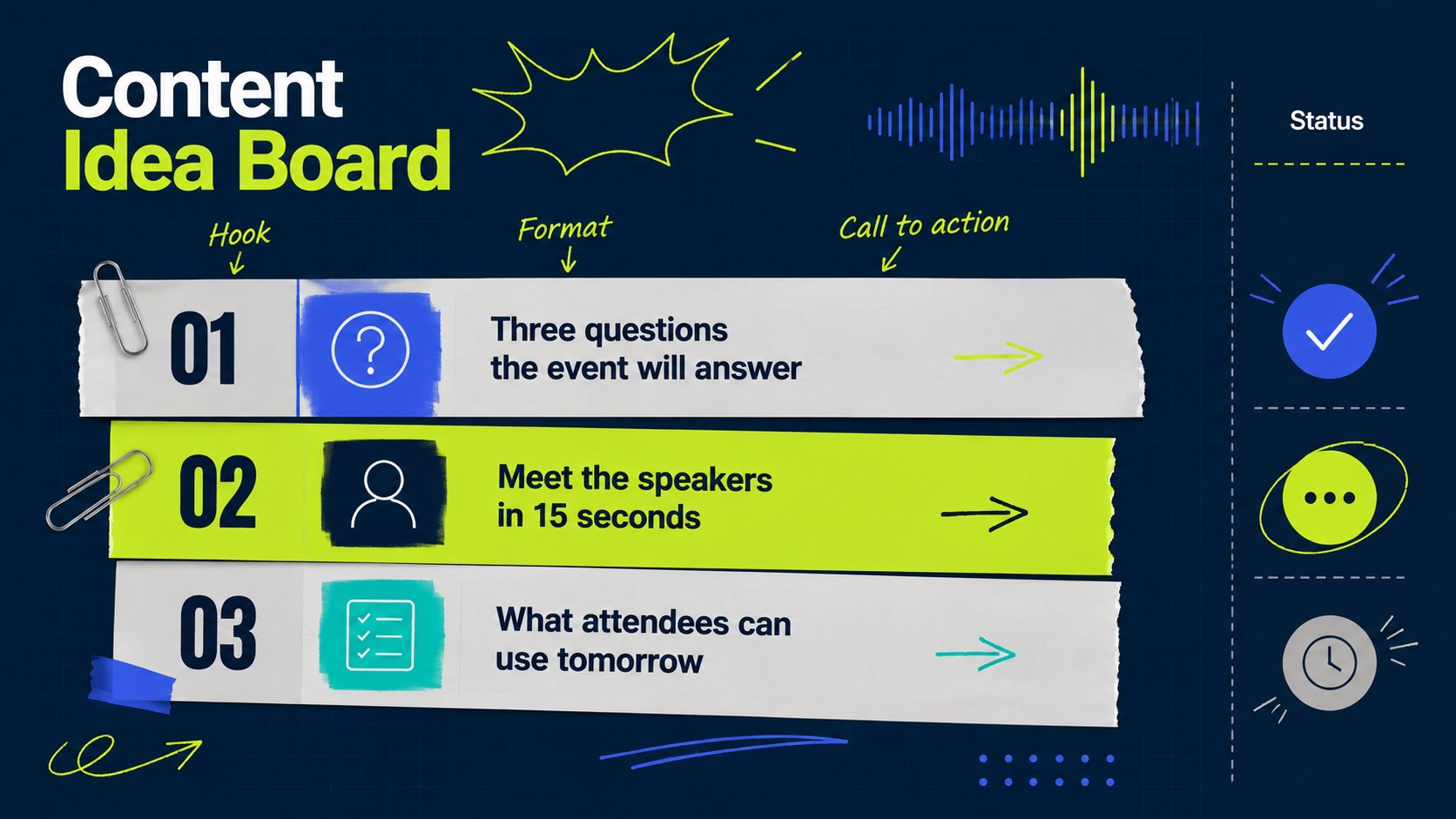Social Campaign Event Planner Deck presentation template, slide 10