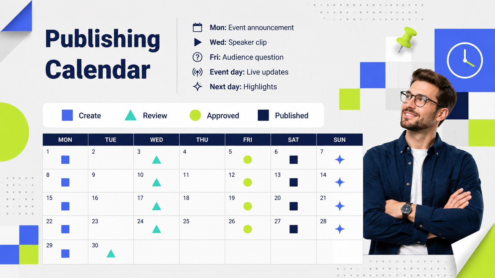 Social Campaign Event Planner Deck presentation template, slide 11