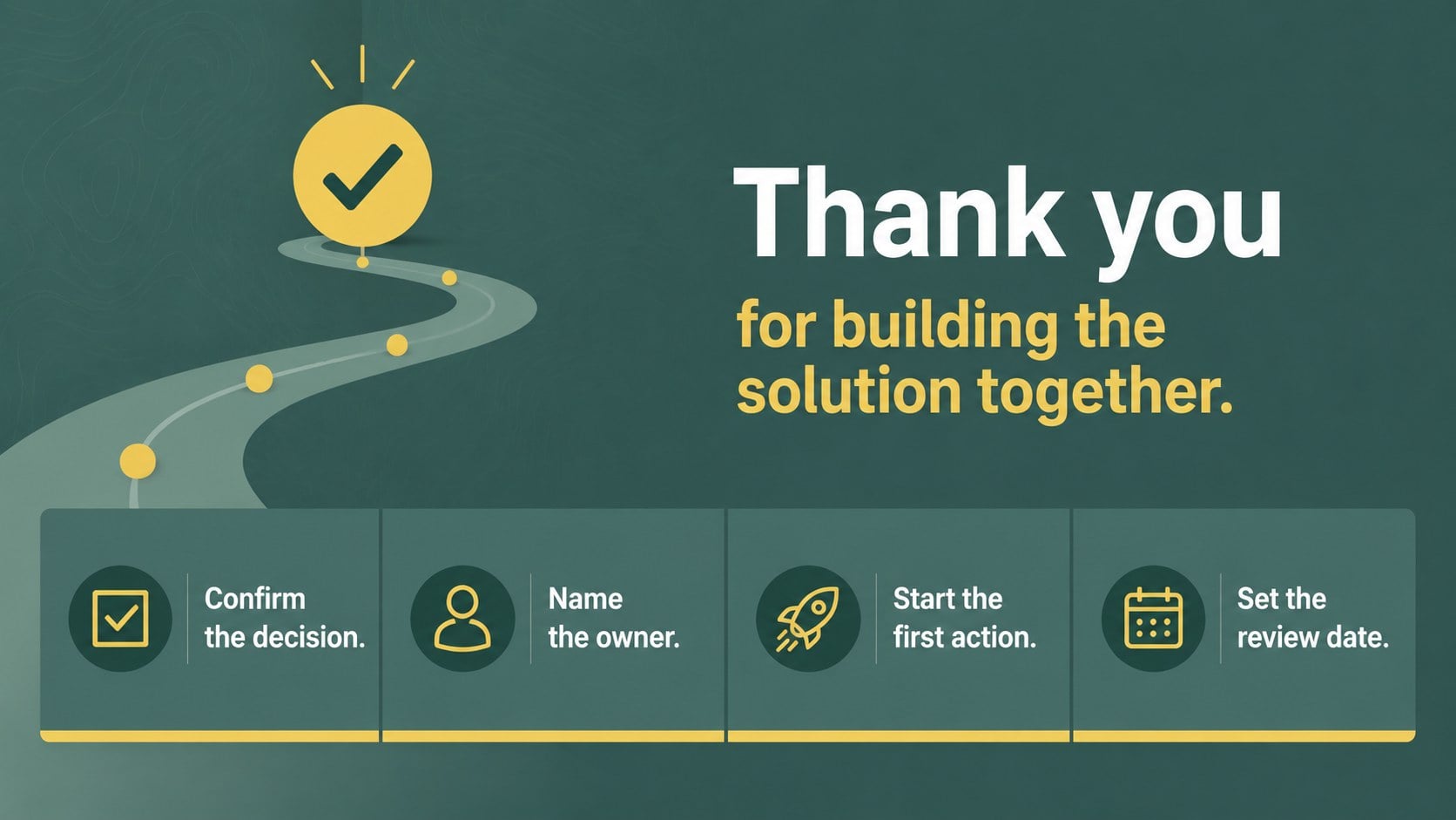 Solution Mapping Workshop Deck presentation template, slide 16
