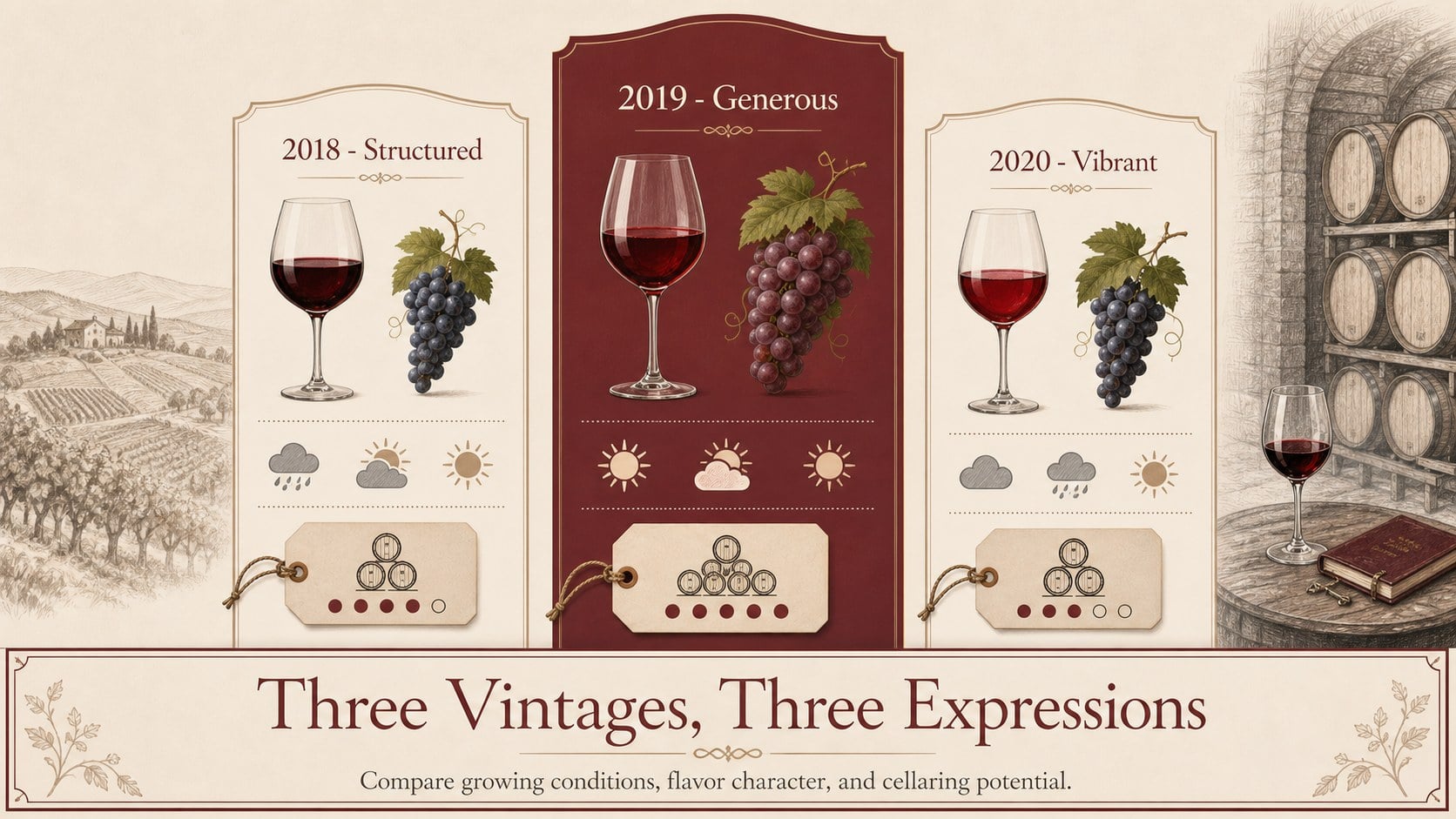 Sommelier Wine Collection Lookbook presentation template, slide 10