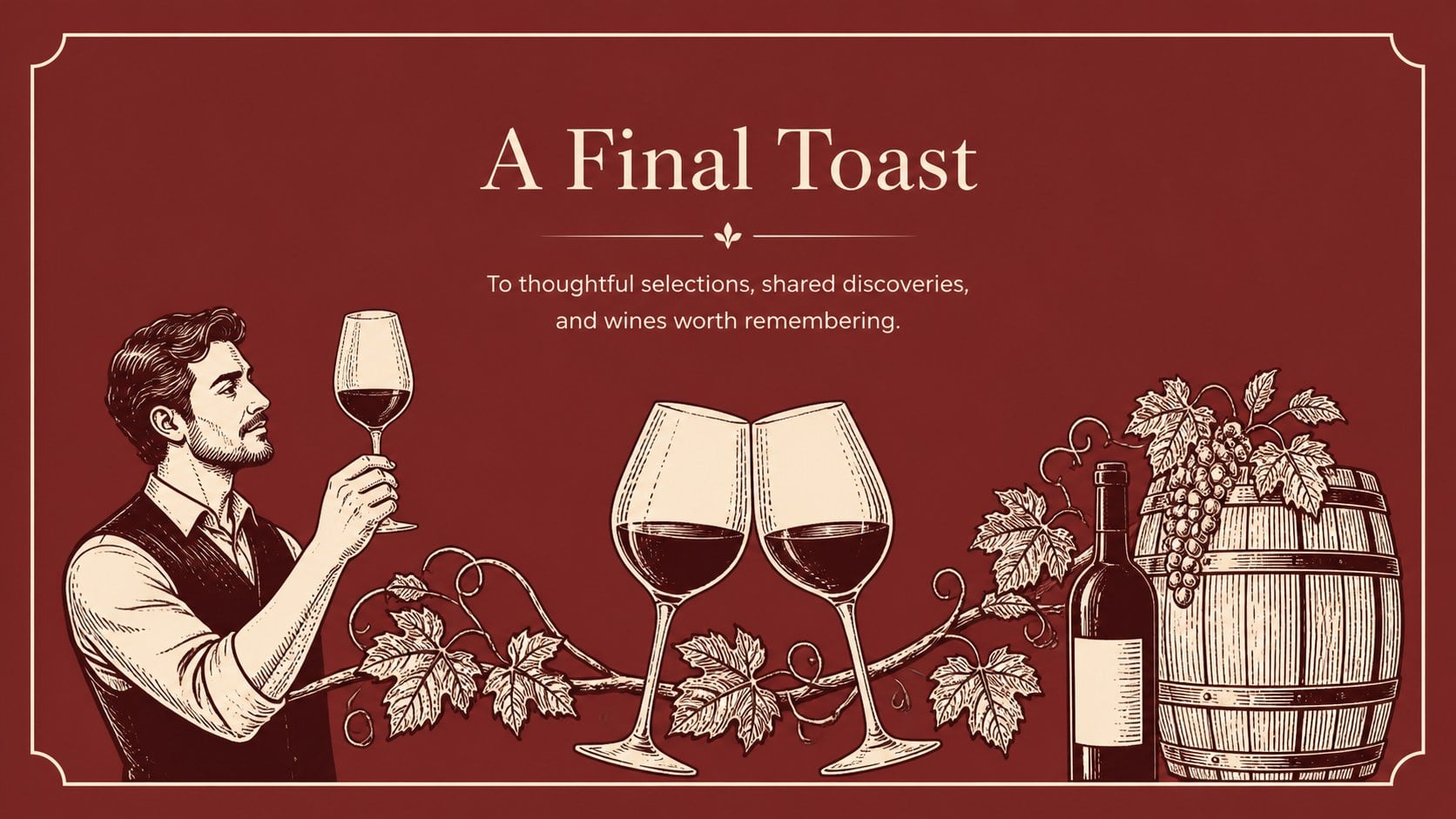 Sommelier Wine Collection Lookbook presentation template, slide 15