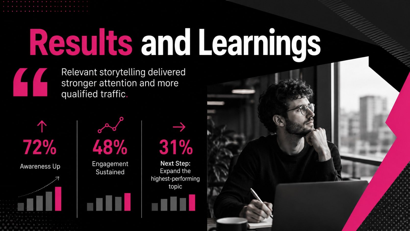 Sponsored News Campaign Briefing Deck presentation template, slide 12