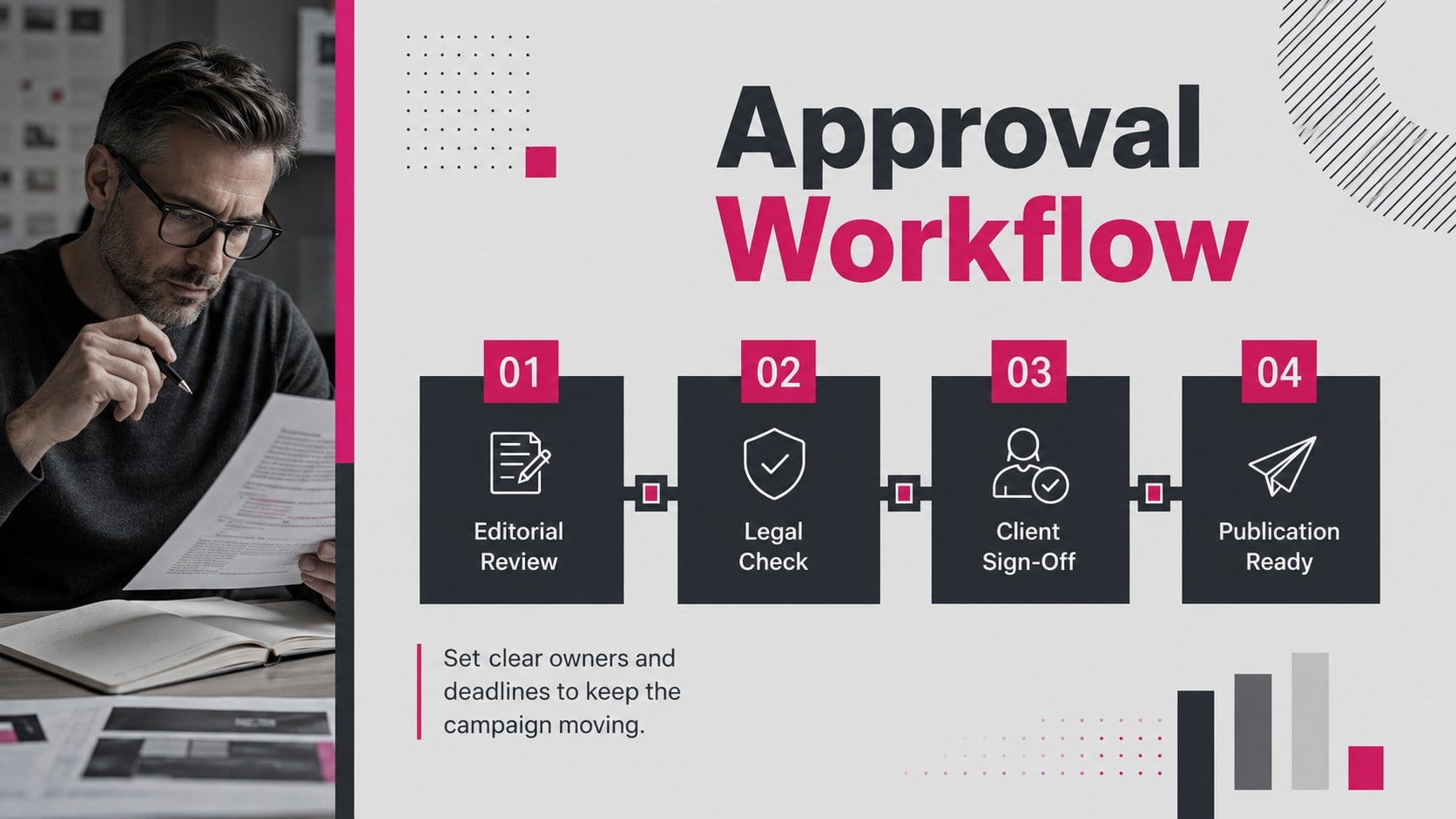Sponsored News Campaign Briefing Deck presentation template, slide 13