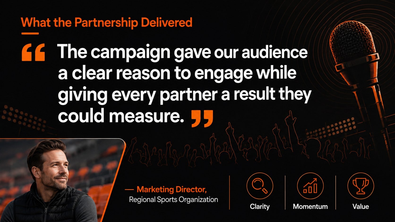 Sports Marketing Case Study Deck presentation template, slide 12