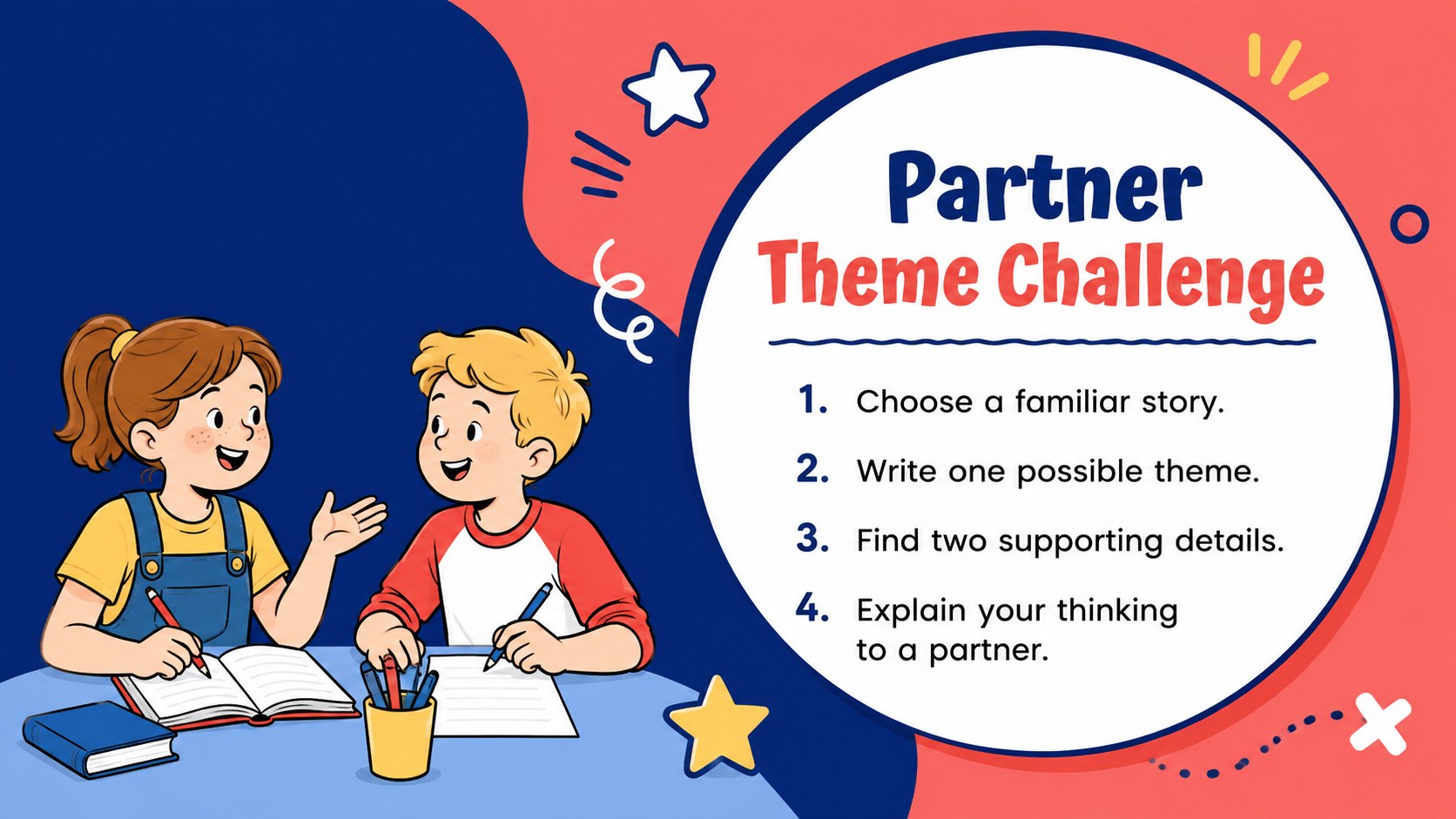Story Theme Reading Skills Slides presentation template, slide 11