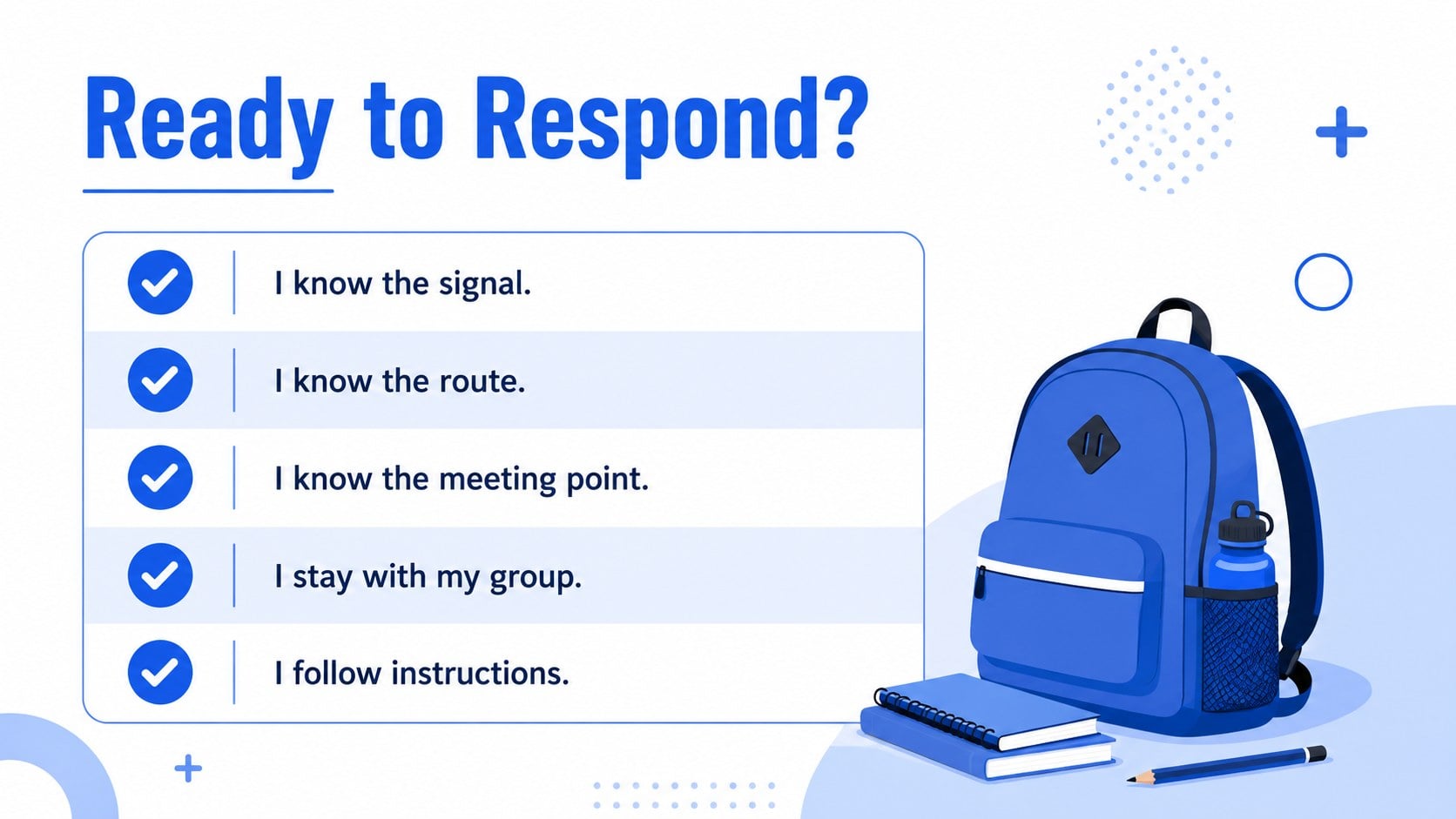 Student Emergency Readiness Presentation presentation template, slide 11