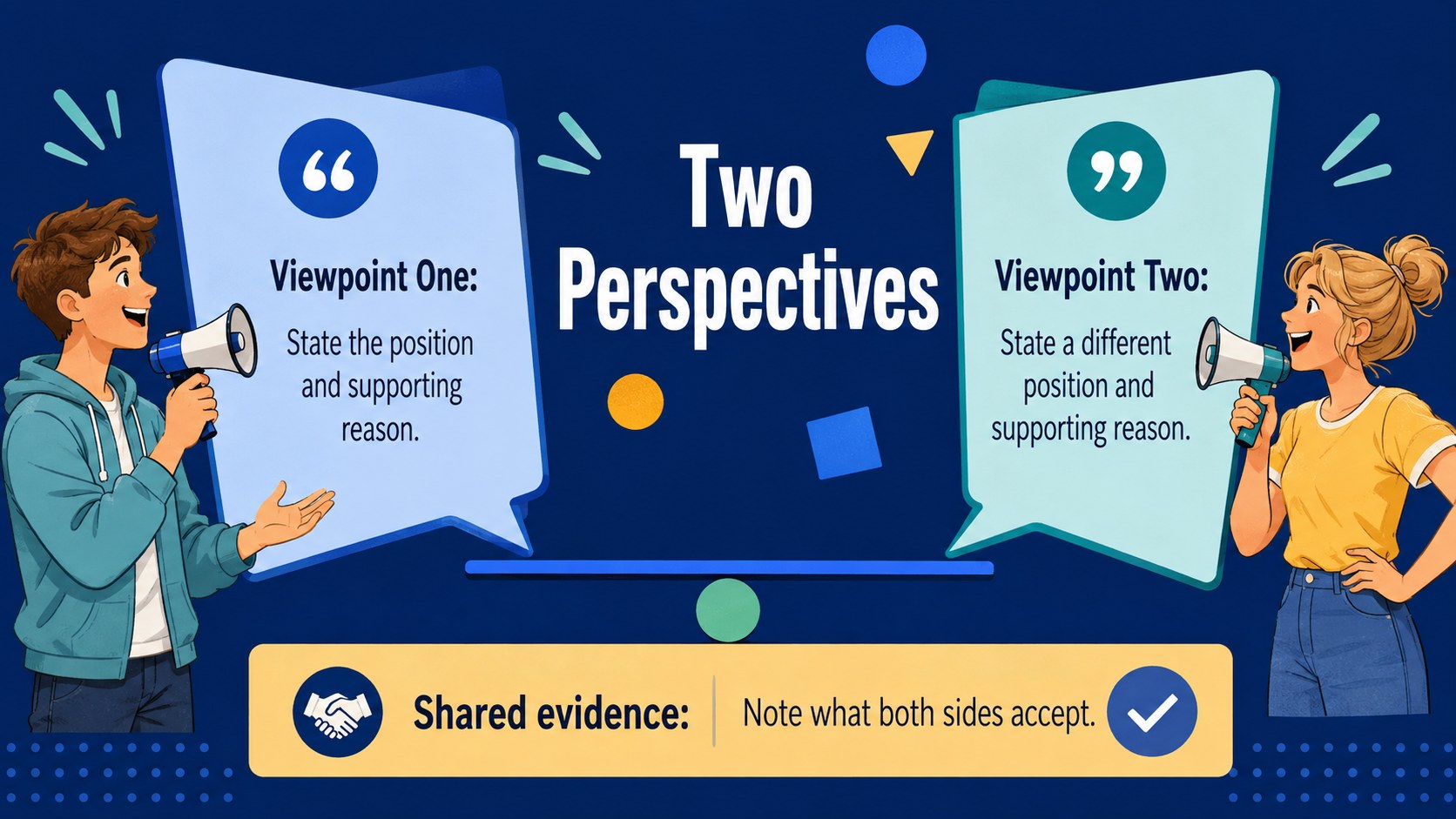 Student Newsroom Report Deck presentation template, slide 11