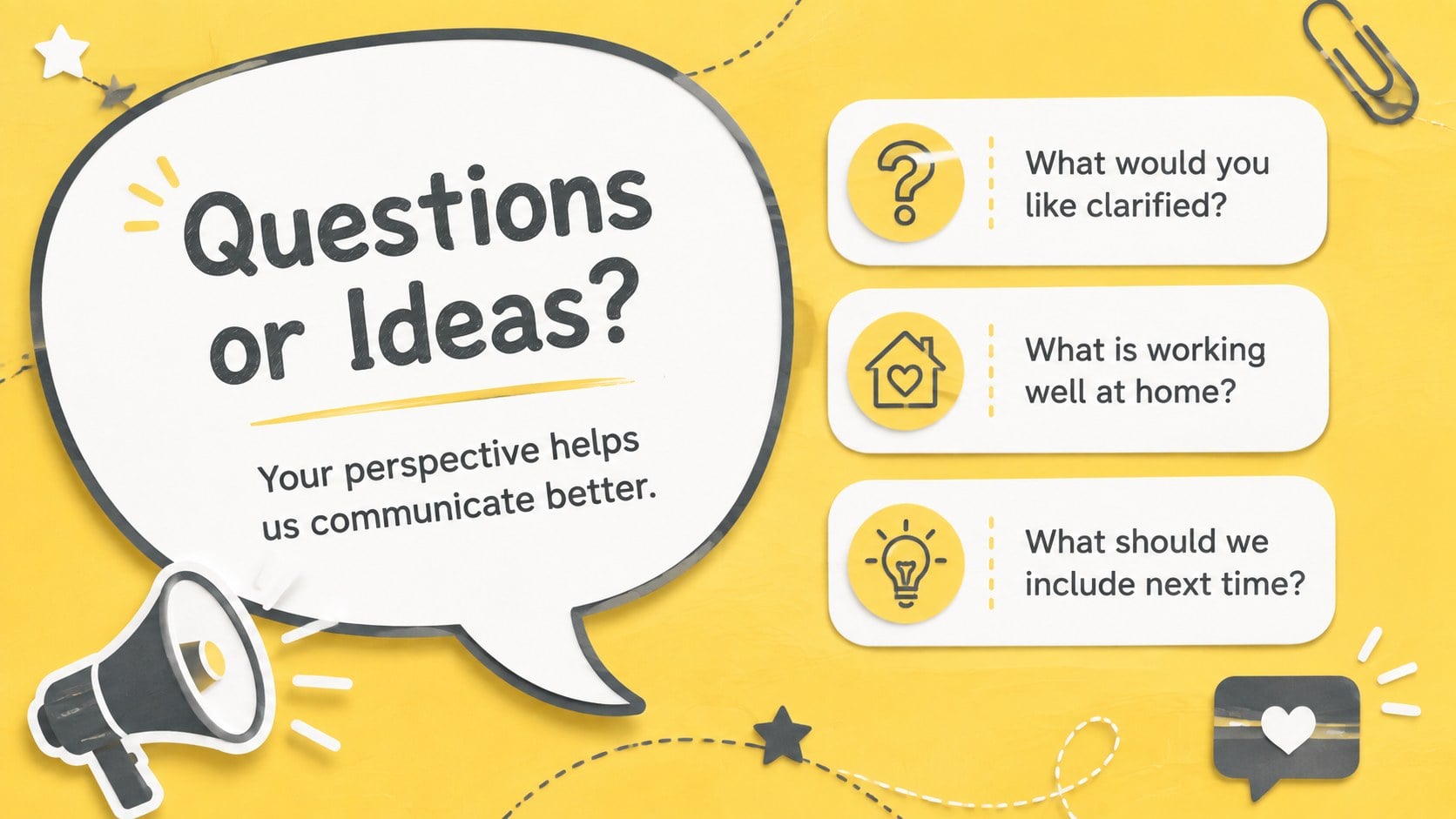 Sunny Classroom Bulletin Slides presentation template, slide 15