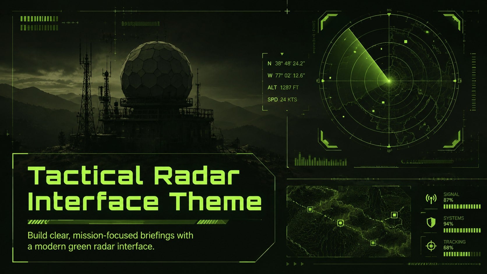 Tactical Radar Interface Theme