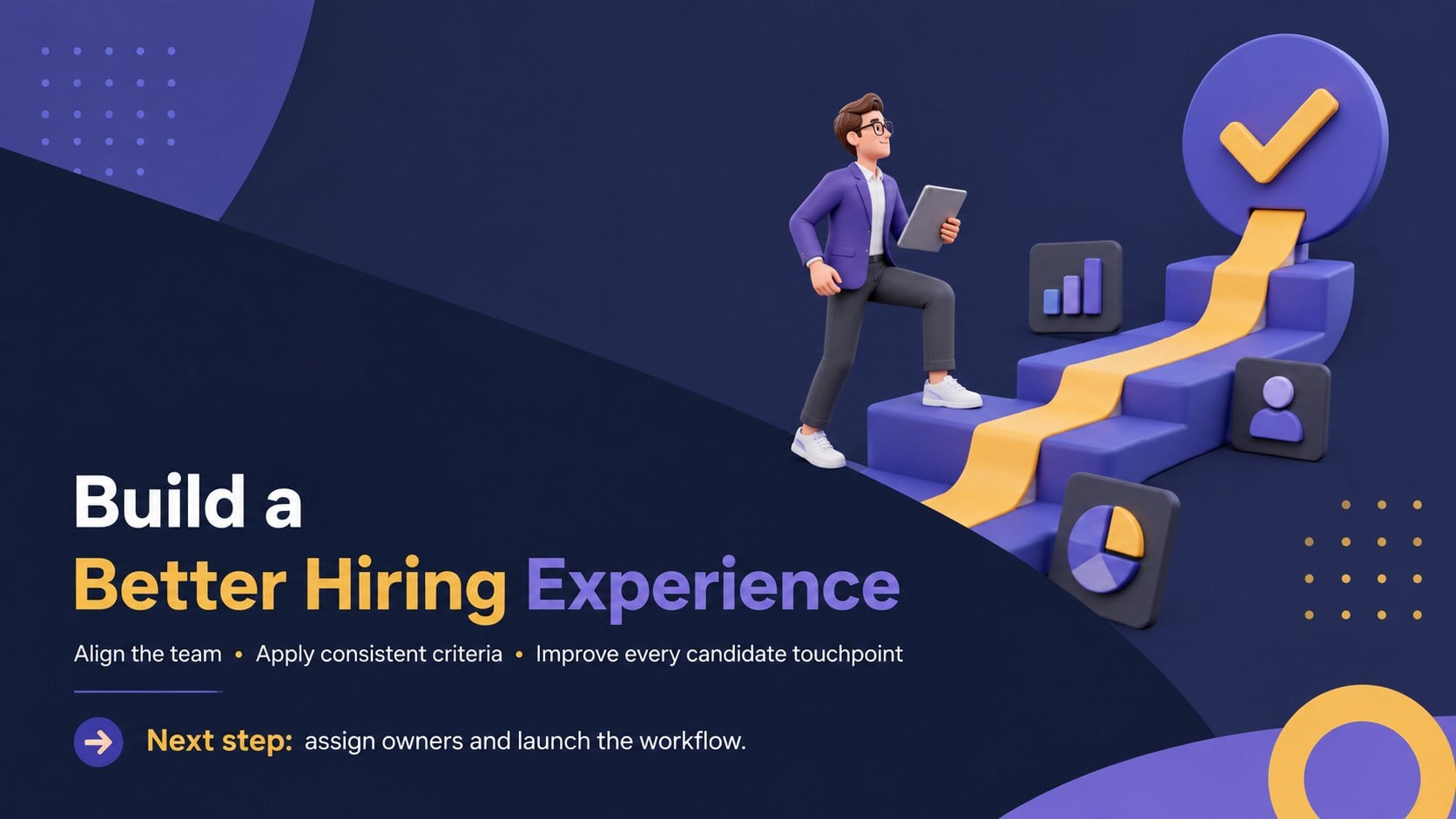 Talent Acquisition Workflow Deck presentation template, slide 15