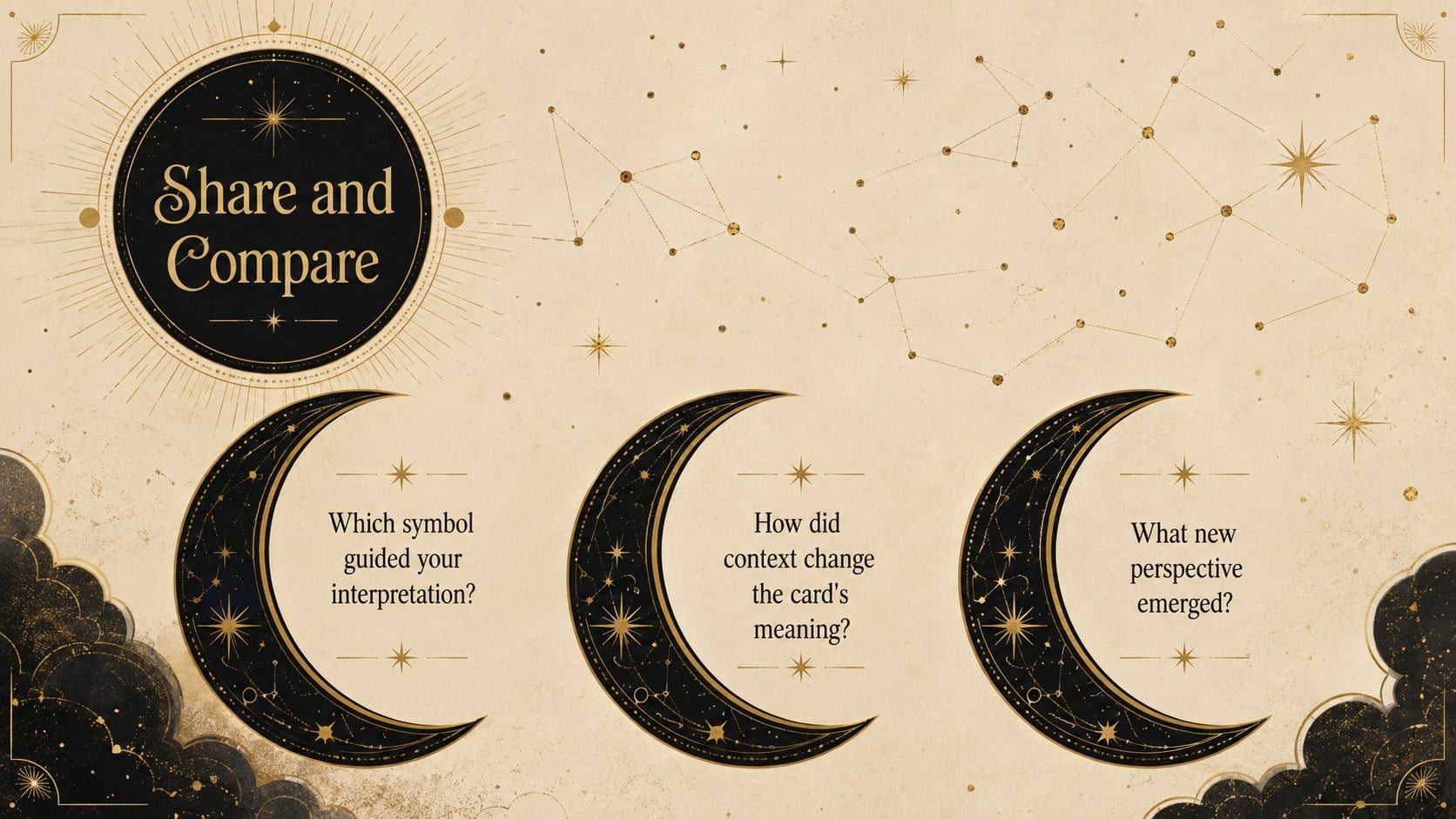 Tarot Reading Workshop Theme presentation template, slide 12