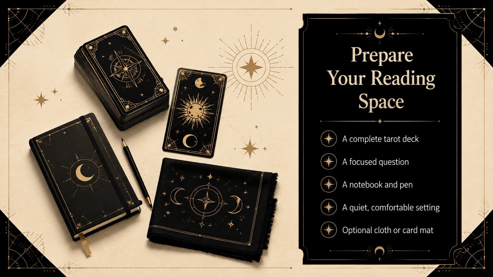 Tarot Reading Workshop Theme presentation template, slide 13