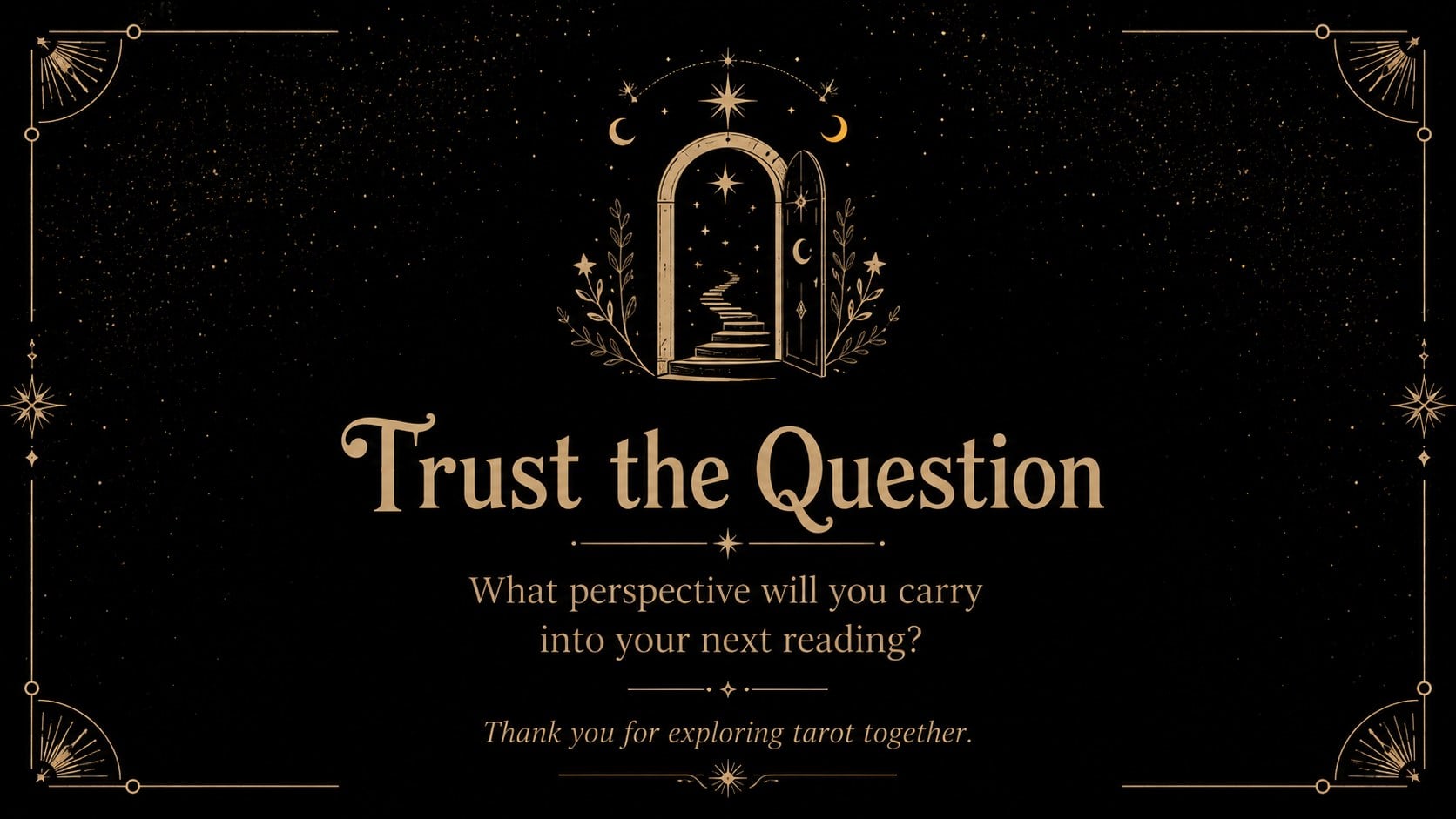 Tarot Reading Workshop Theme presentation template, slide 15