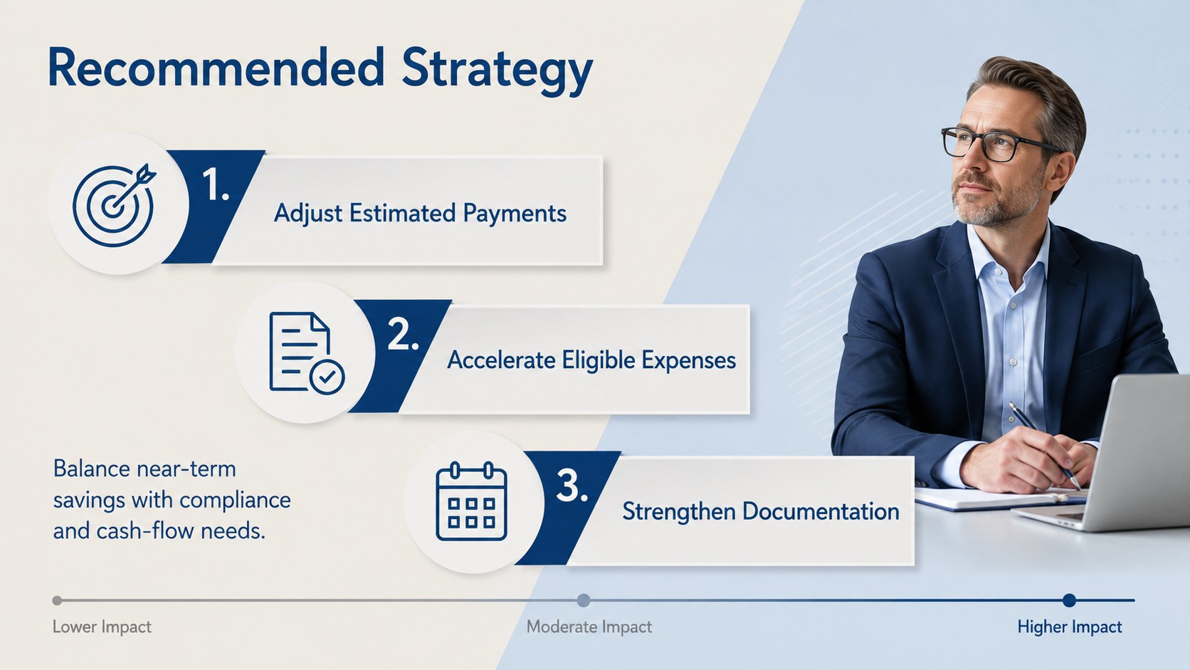 Tax Strategy Advisory Deck presentation template, slide 10