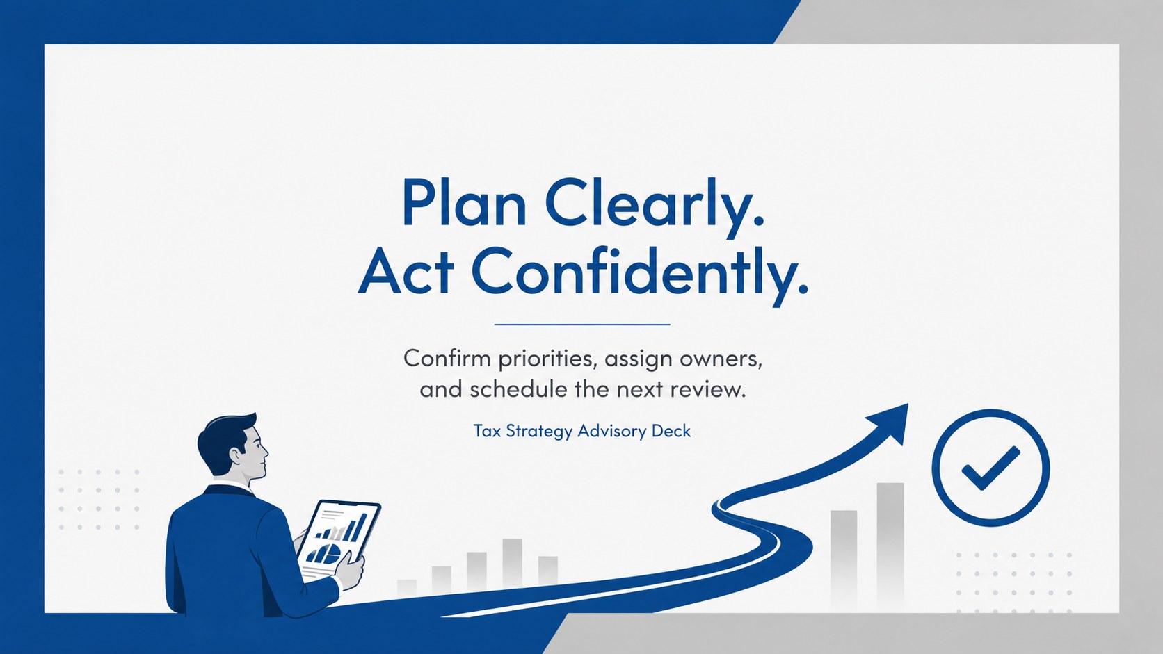 Tax Strategy Advisory Deck presentation template, slide 15