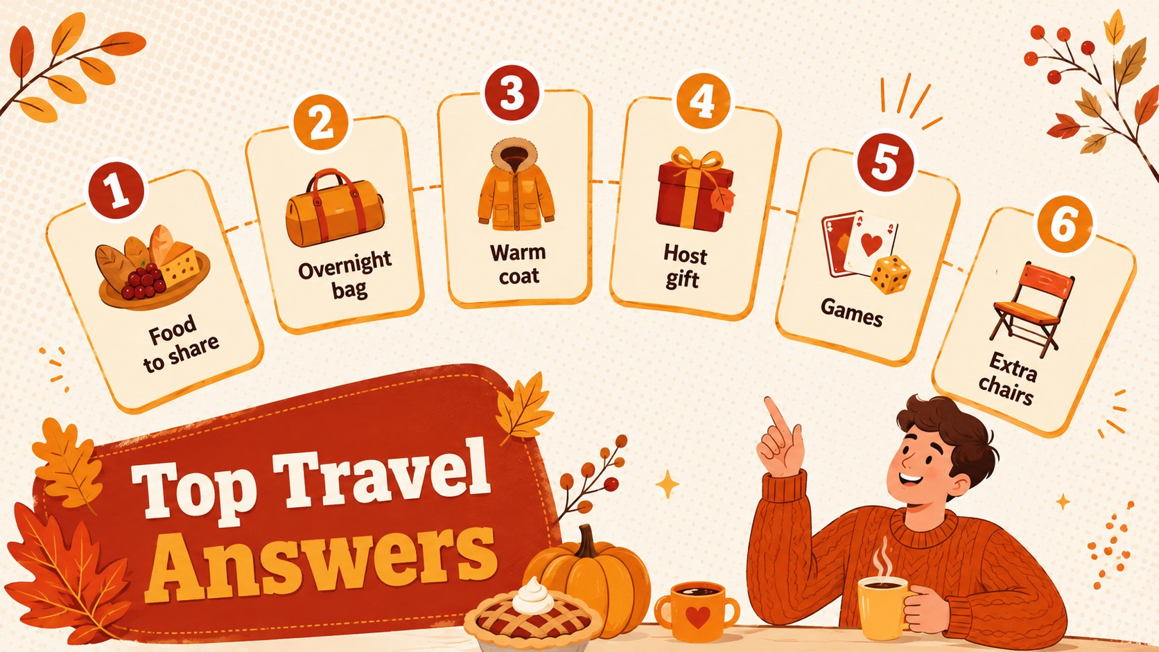 Thanksgiving Survey Showdown Game presentation template, slide 7