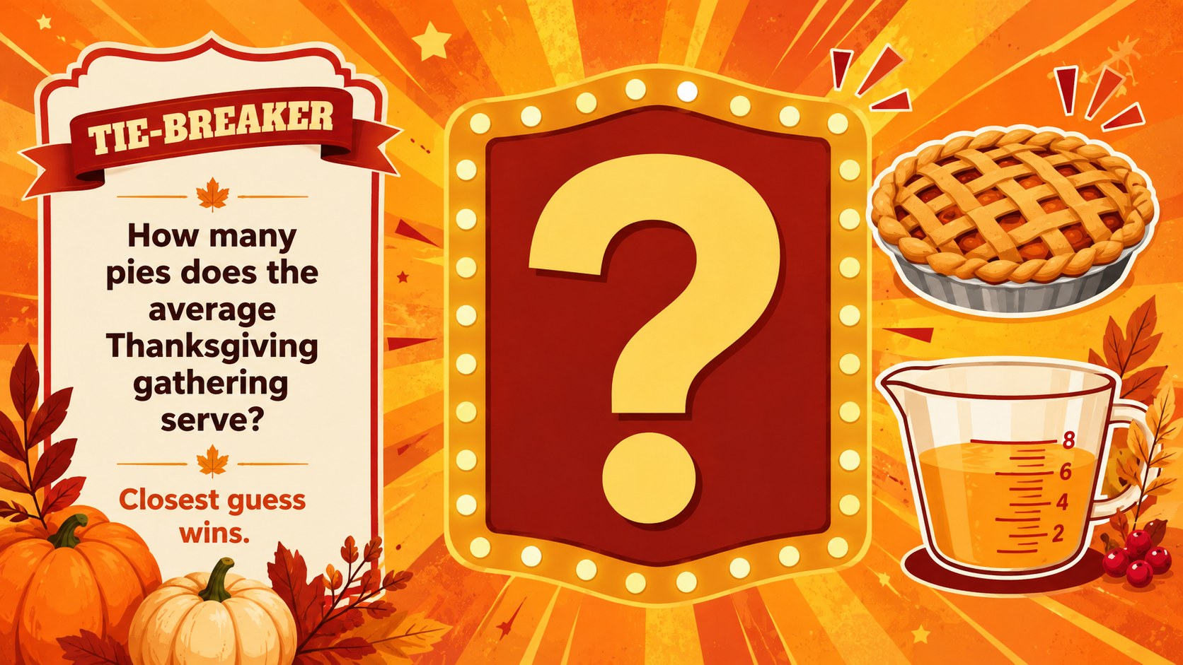 Thanksgiving Survey Showdown Game presentation template, slide 12