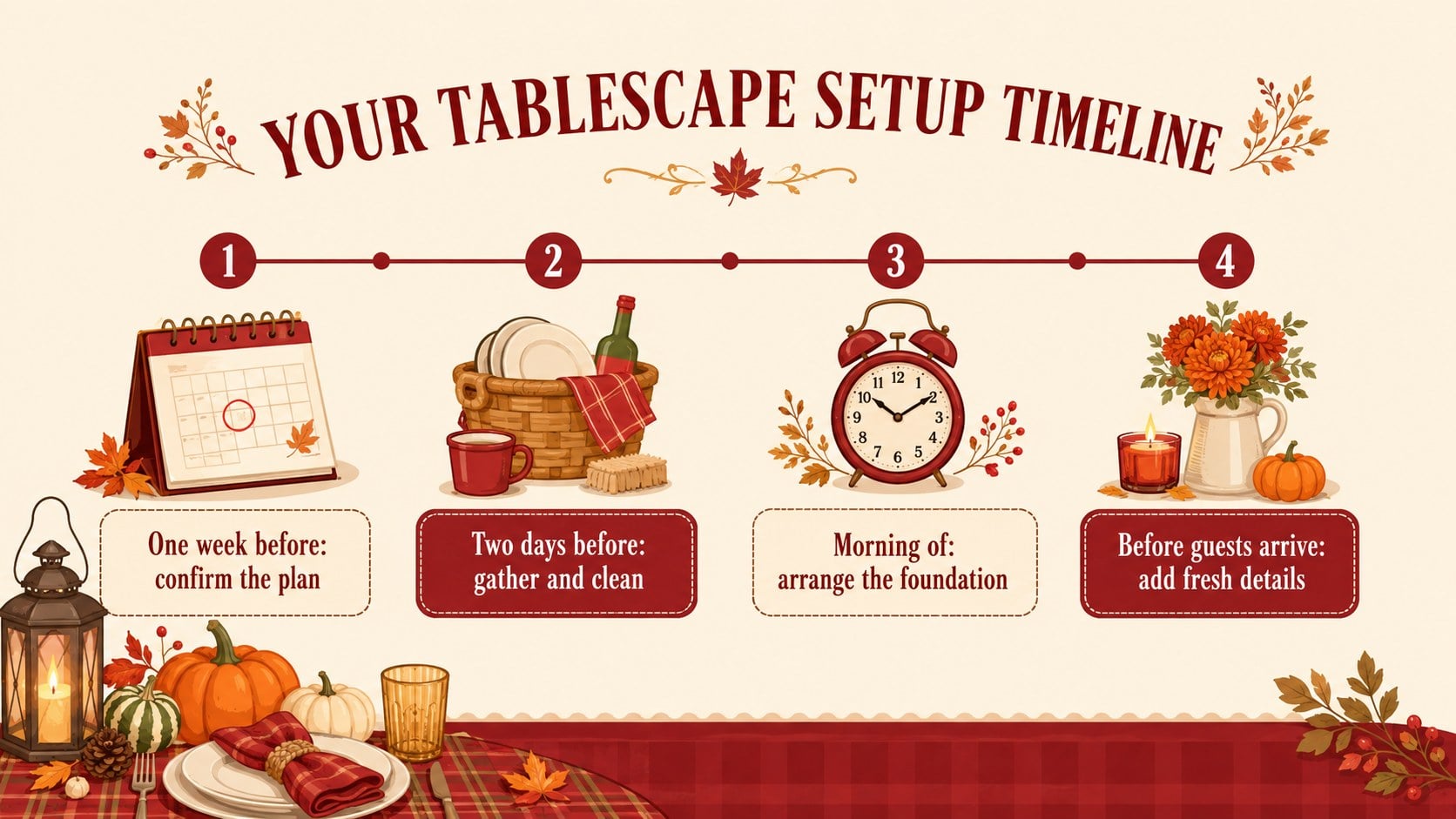 Thanksgiving Tablescape Styling Deck presentation template, slide 13