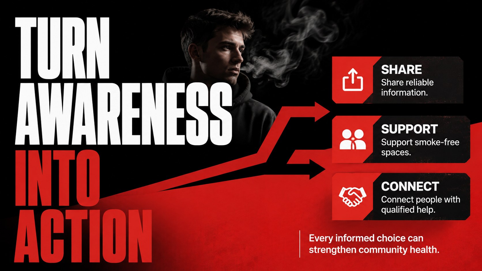 Tobacco Harm Prevention Campaign Deck presentation template, slide 14
